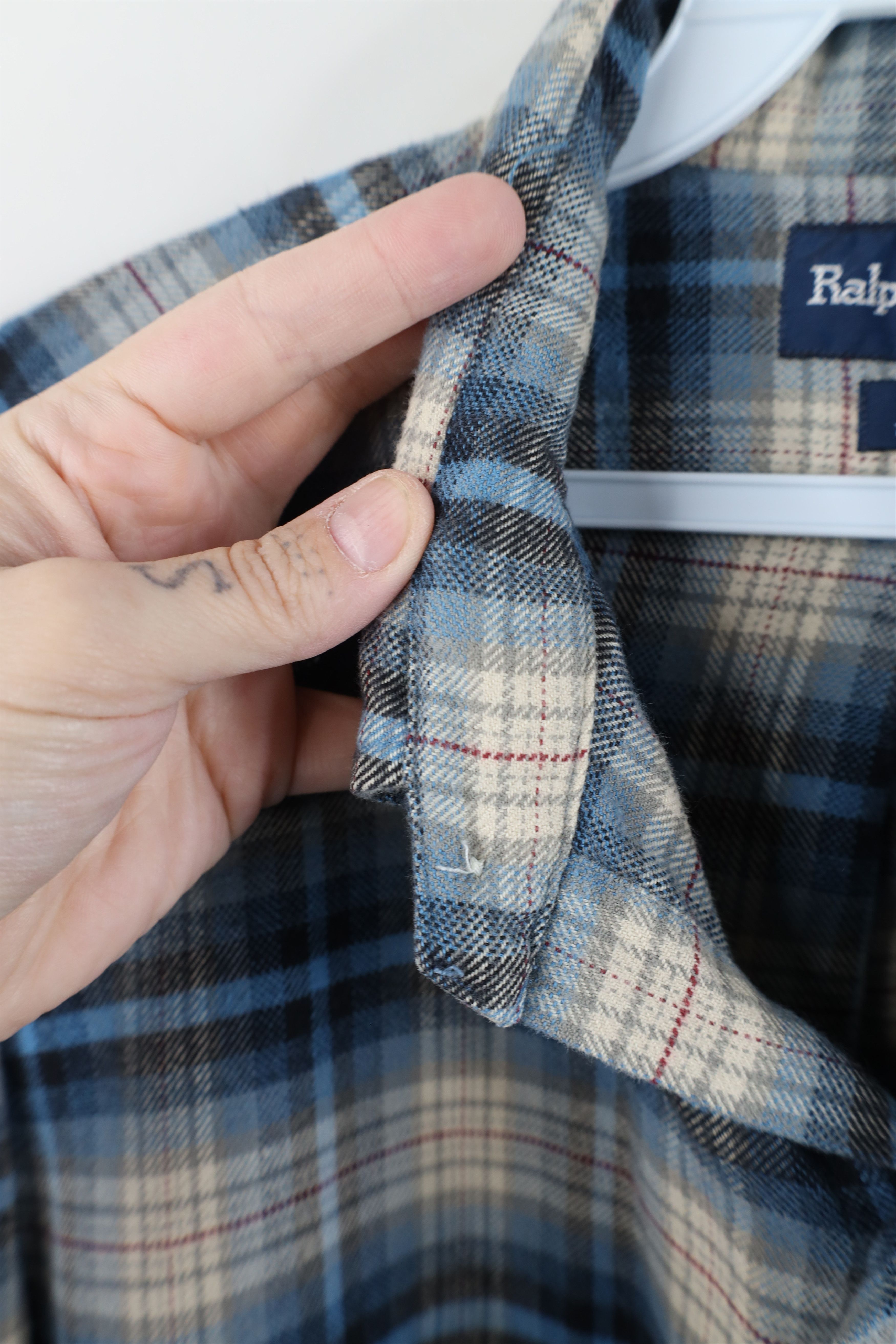Polo Ralph Lauren Vintage 90s Ralph Lauren Flannel Button Down Shirt Size US L / EU 52-54 / 3 - 8 Thumbnail