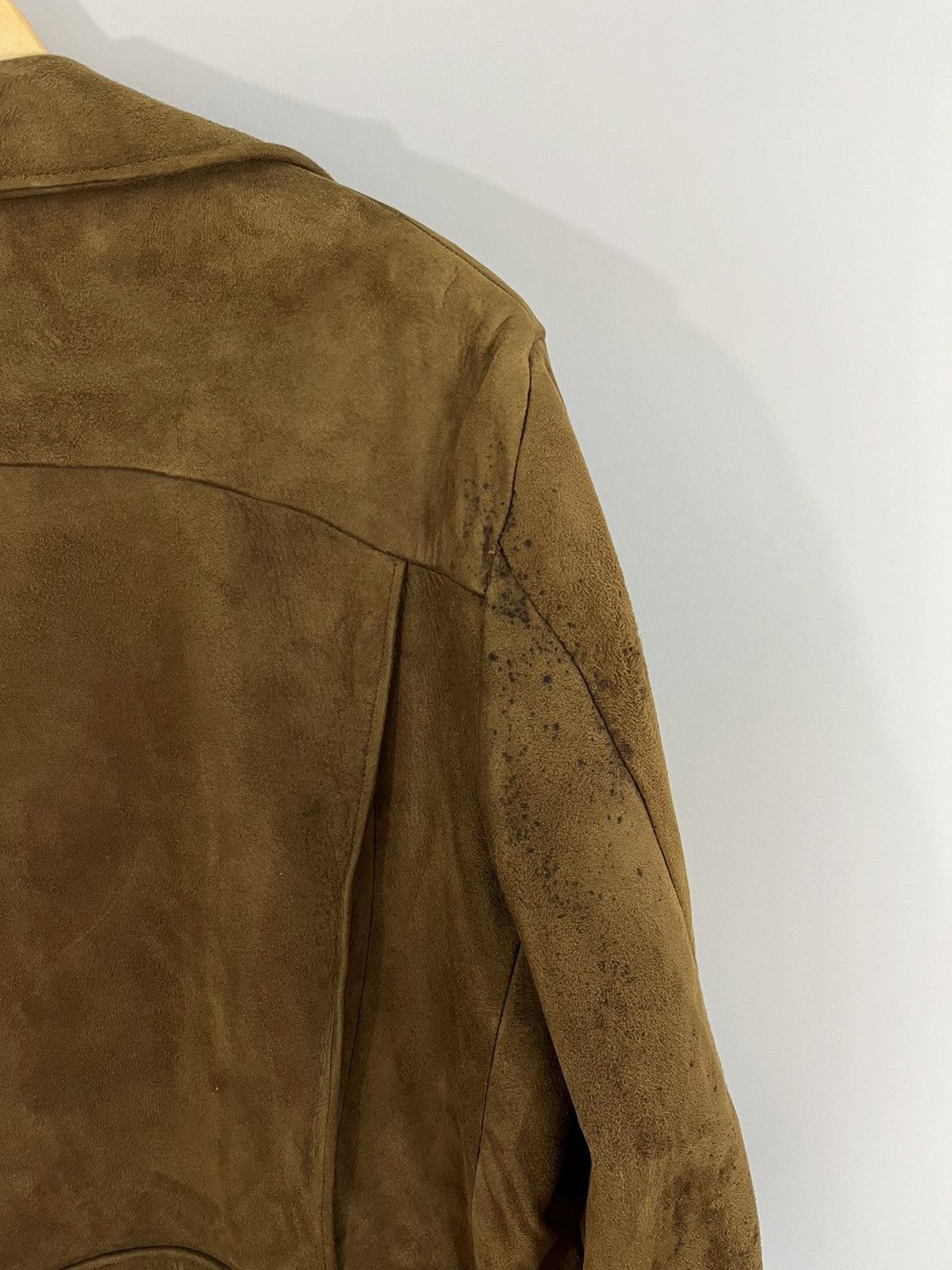 Vintage Suede 70s Western Cowboy Blazer Leather Jacket Size US L / EU 52-54 / 3 - 4 Thumbnail