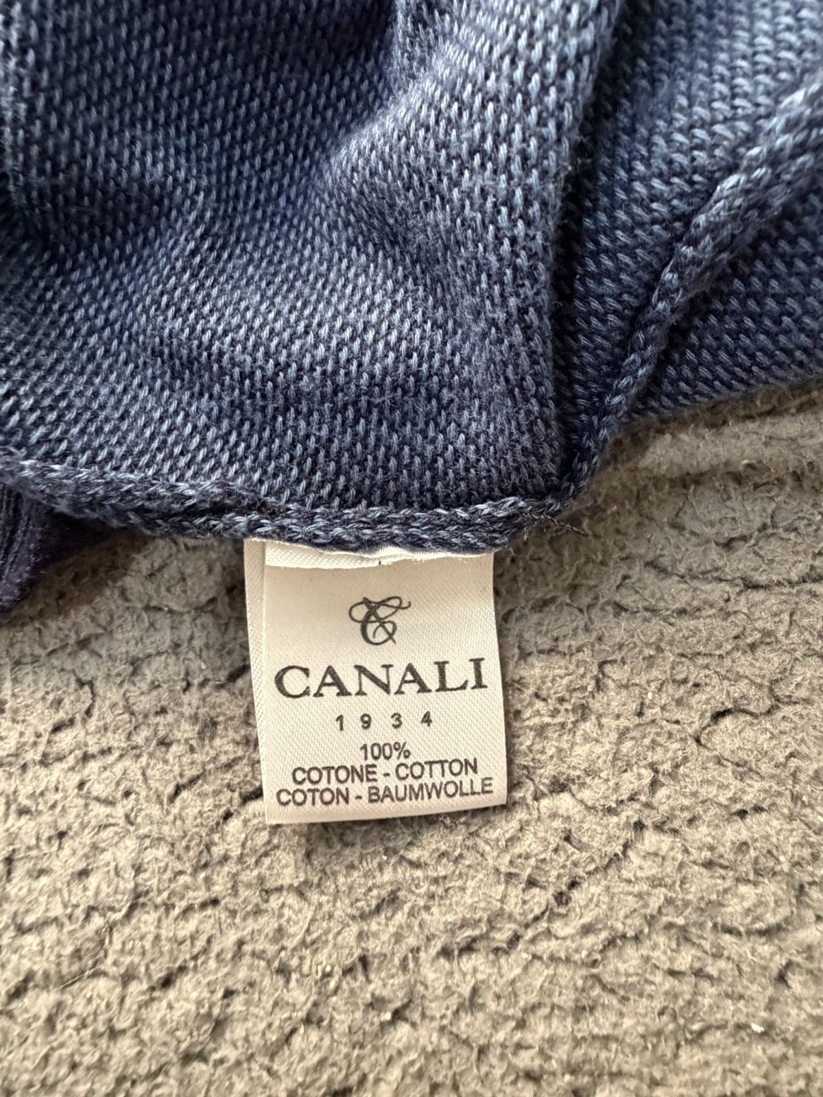 Canali Canali Blue Sweater Size US M / EU 48-50 / 2 - 4 Thumbnail