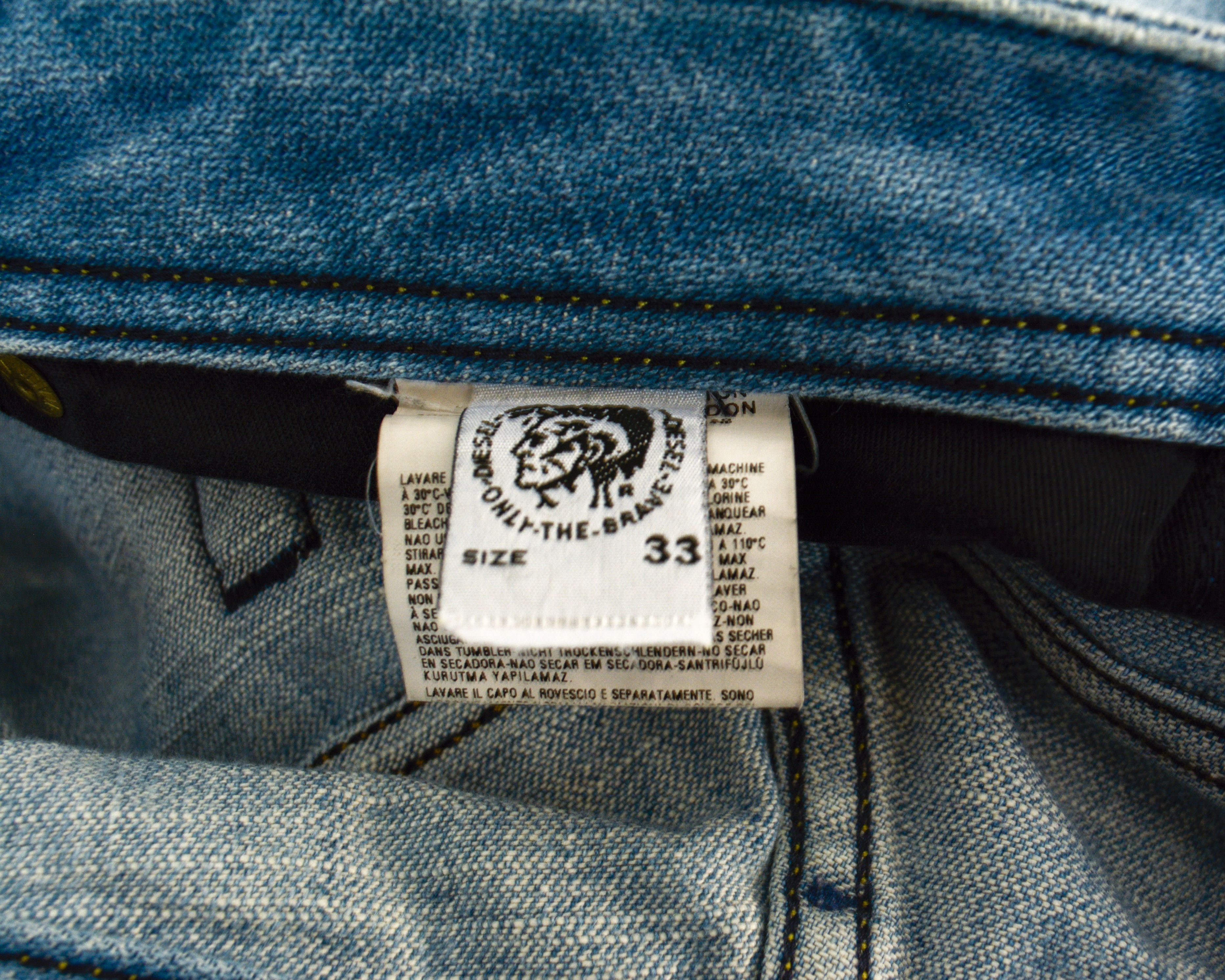 Diesel DIESEL Rabox W33 L32 Jeans Pants Trousers Regular Straight Size US 33 - 4 Thumbnail