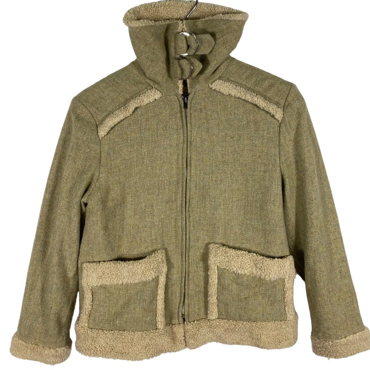 Marc Jacobs × Vintage Vintage Marc Jacobs Look Sherpa Zipper Jacket Size 4 Size XS / US 0-2 / IT 36-38 - 4 Thumbnail