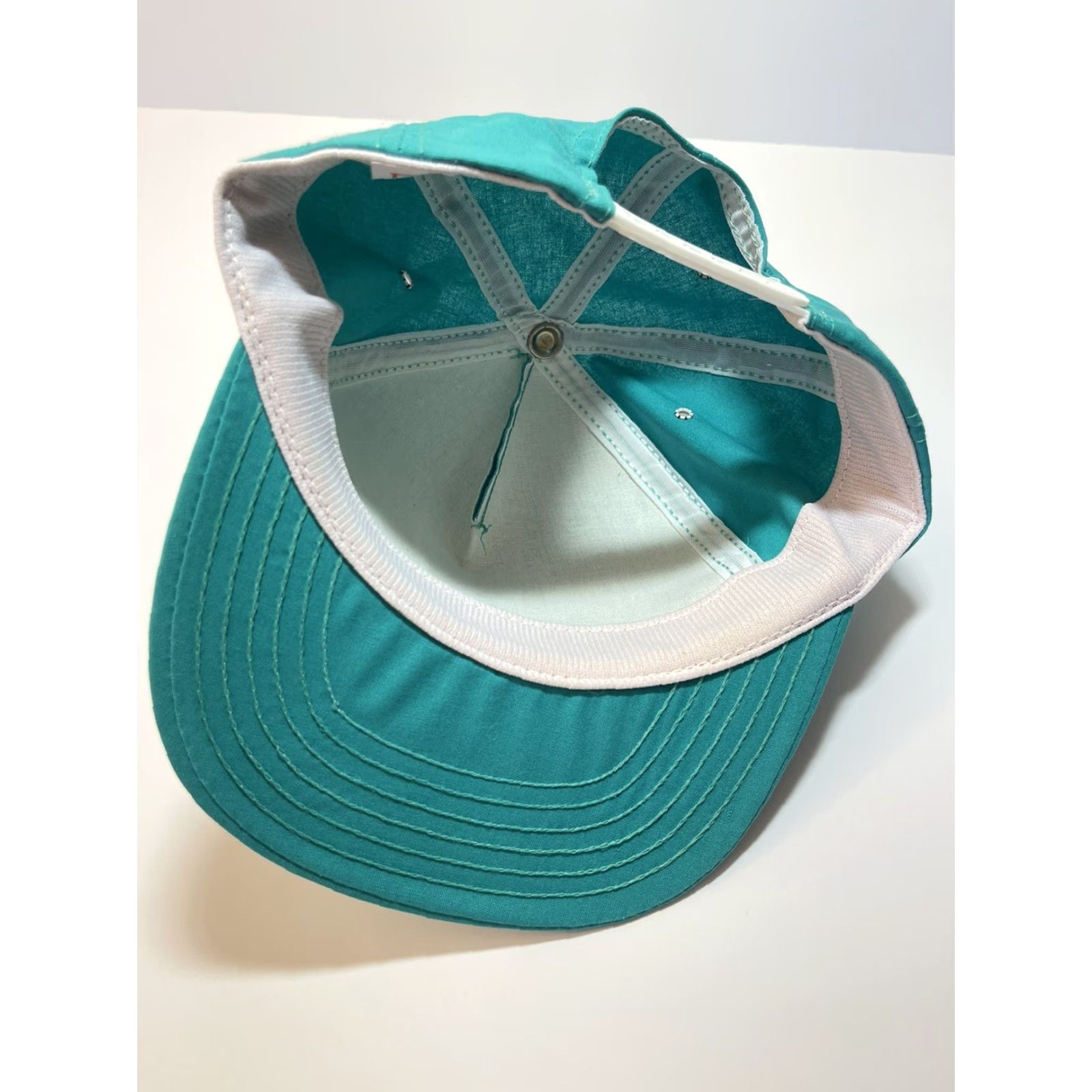 Vintage VINTAGE Magna Thin Fishing Theme Trucker Hat Adjustable Blue Solid 90s Mens Size ONE SIZE - 5 Thumbnail
