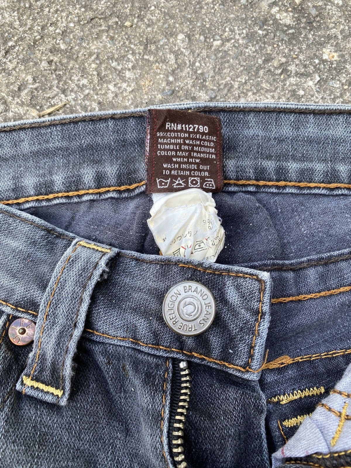 Japanese Brand × Le Grande Bleu (L.G.B.) × True Religion True Religion Flare Distressed Denim Size 26" / US 2 / IT 38 - 21 Thumbnail