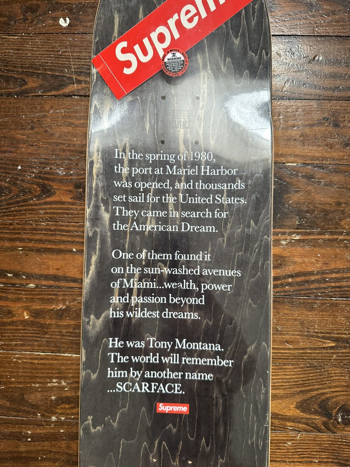 Supreme Supreme Scarface Deck Size ONE SIZE - 3 Thumbnail