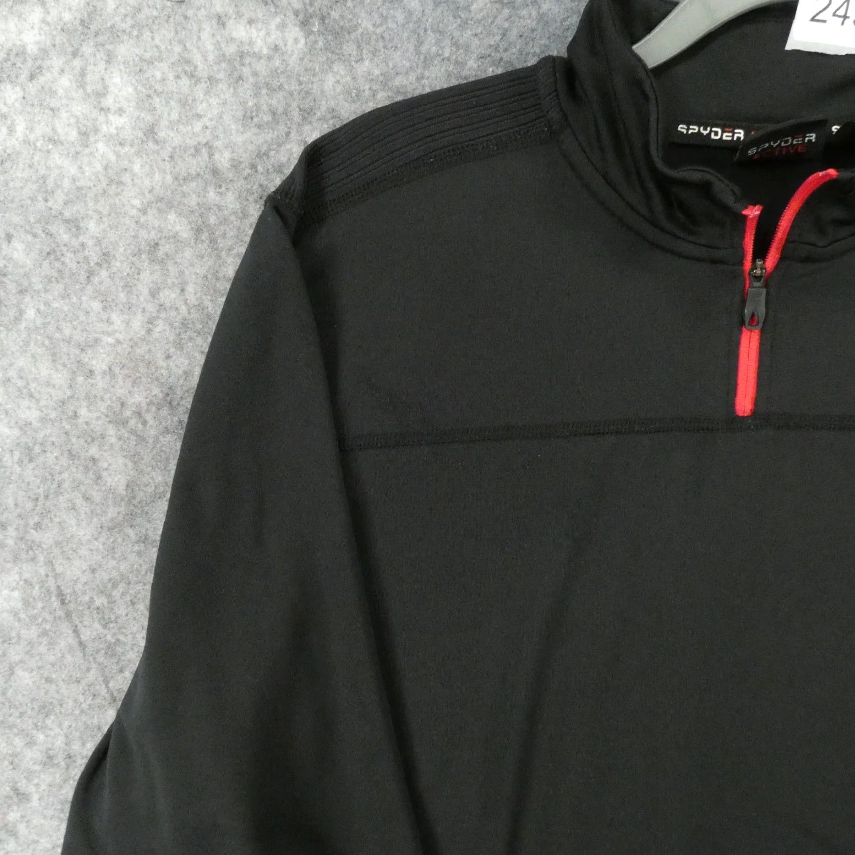 Spyder Spyder Active Sweater Men Large Long Sleeve Black Proweb 1/4 Zip Lightweight Size US L / EU 52-54 / 3 - 3 Thumbnail