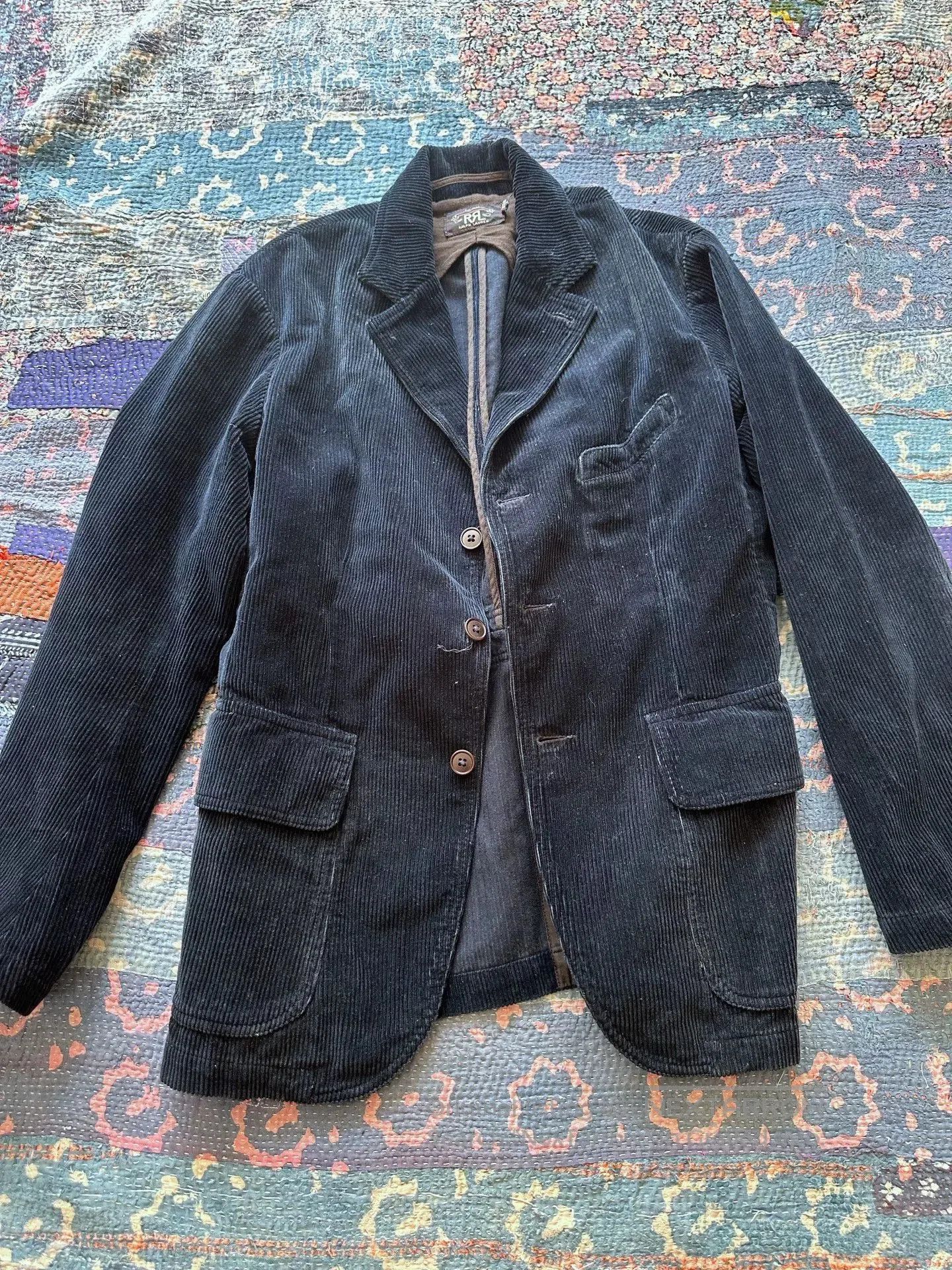 RRL Ralph Lauren RRL Corduroy Indigo Dye Blazer. Size US M / EU 48-50 / 2 - 1 Thumbnail