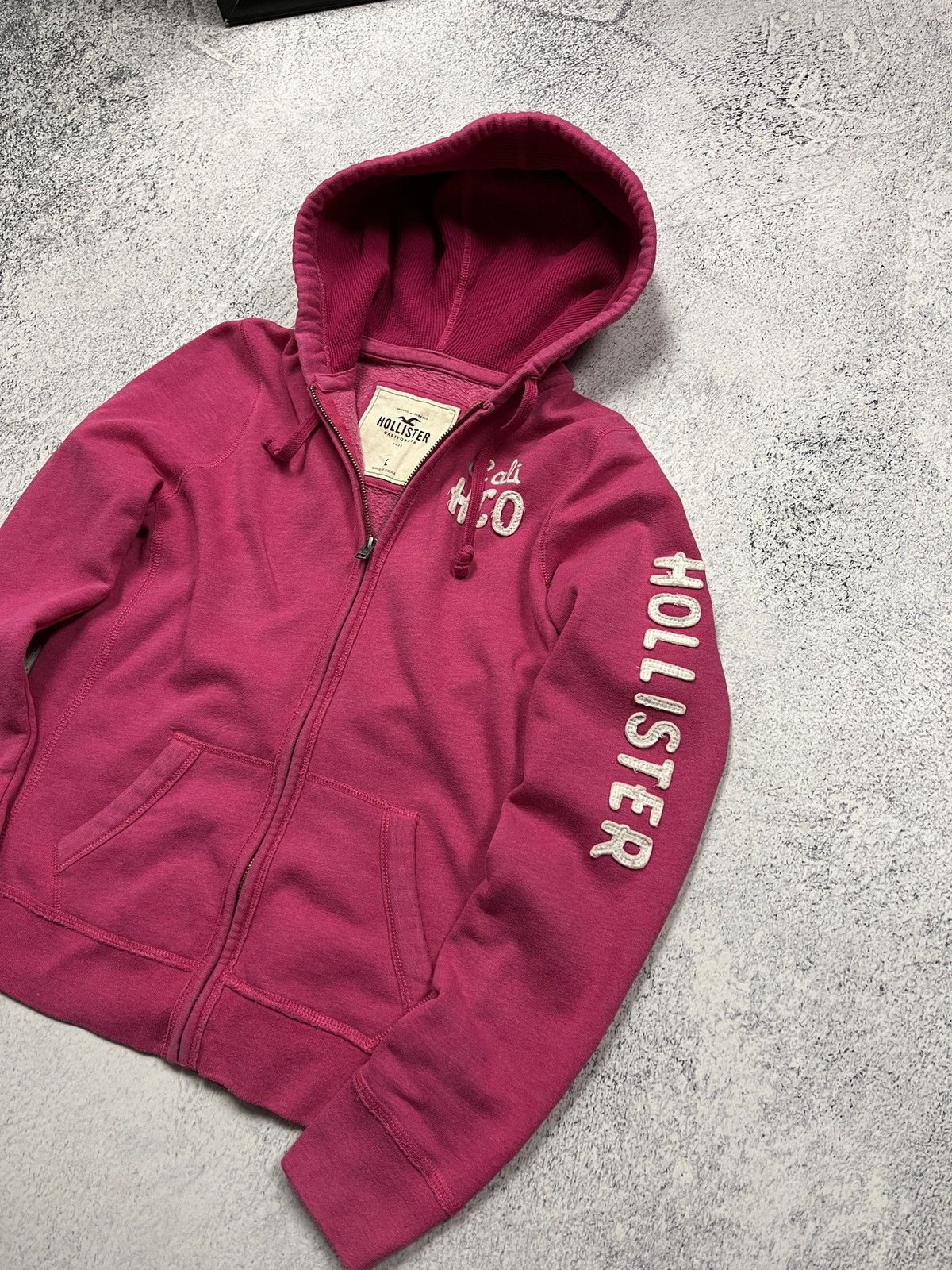Hollister Y2K Holister Zip Hoodie Jacket Japanese Style Avant Garde Size L / US 10 / IT 46 - 5 Thumbnail
