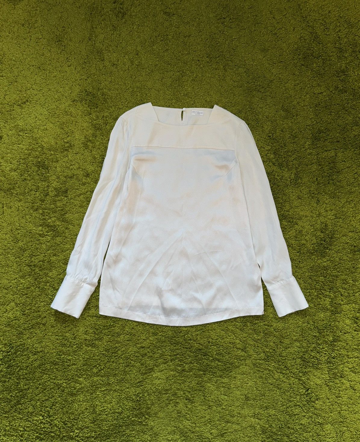Brunello Cucinelli × Designer Brunello Cucinelli luxury silk blouse Size M / US 6-8 / IT 42-44 - 1 Thumbnail