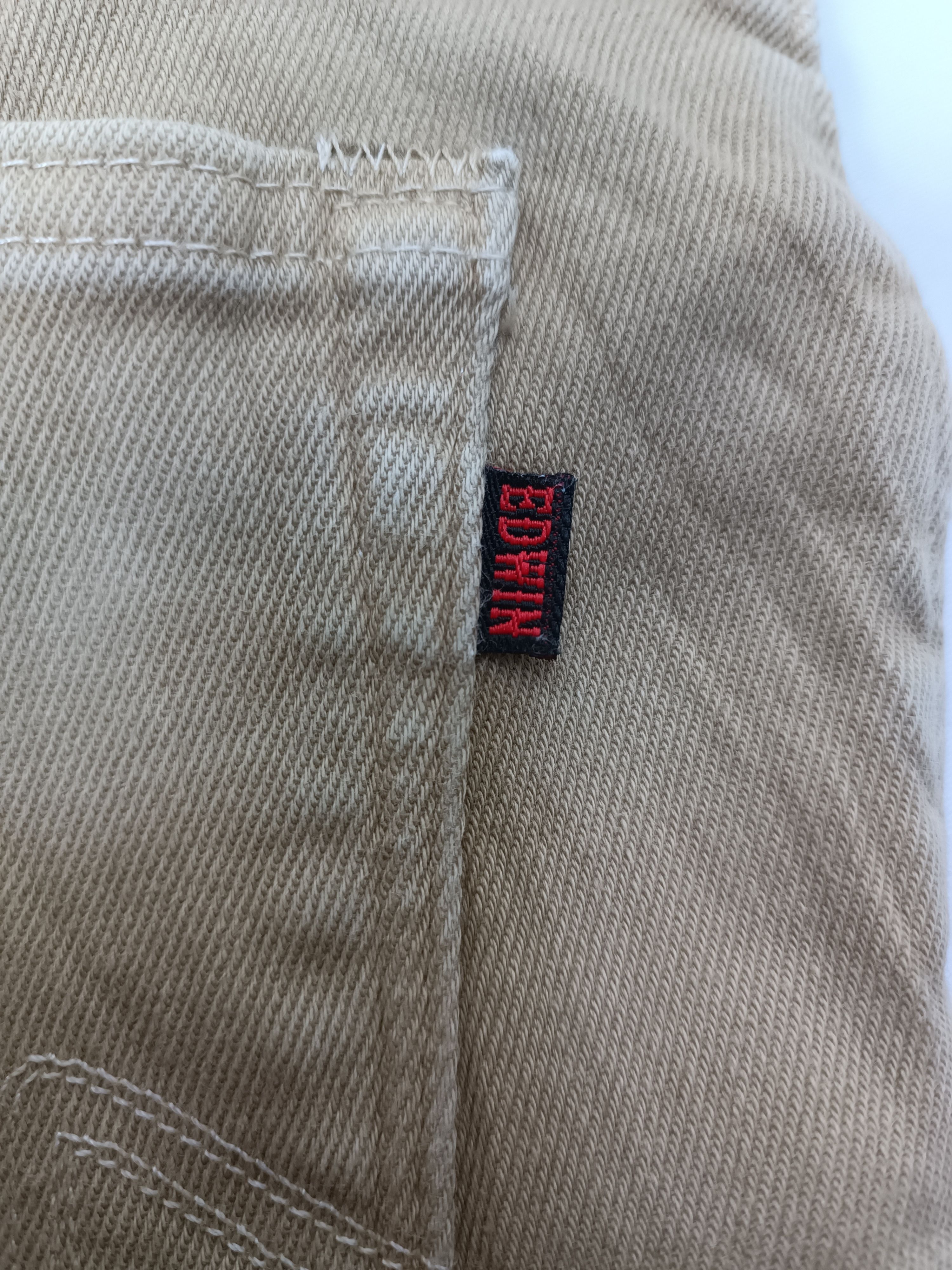 Edwin Vintage Edwin Khaki Brown Super Comfortable Jeans Size US 32 / EU 48 - 11 Thumbnail