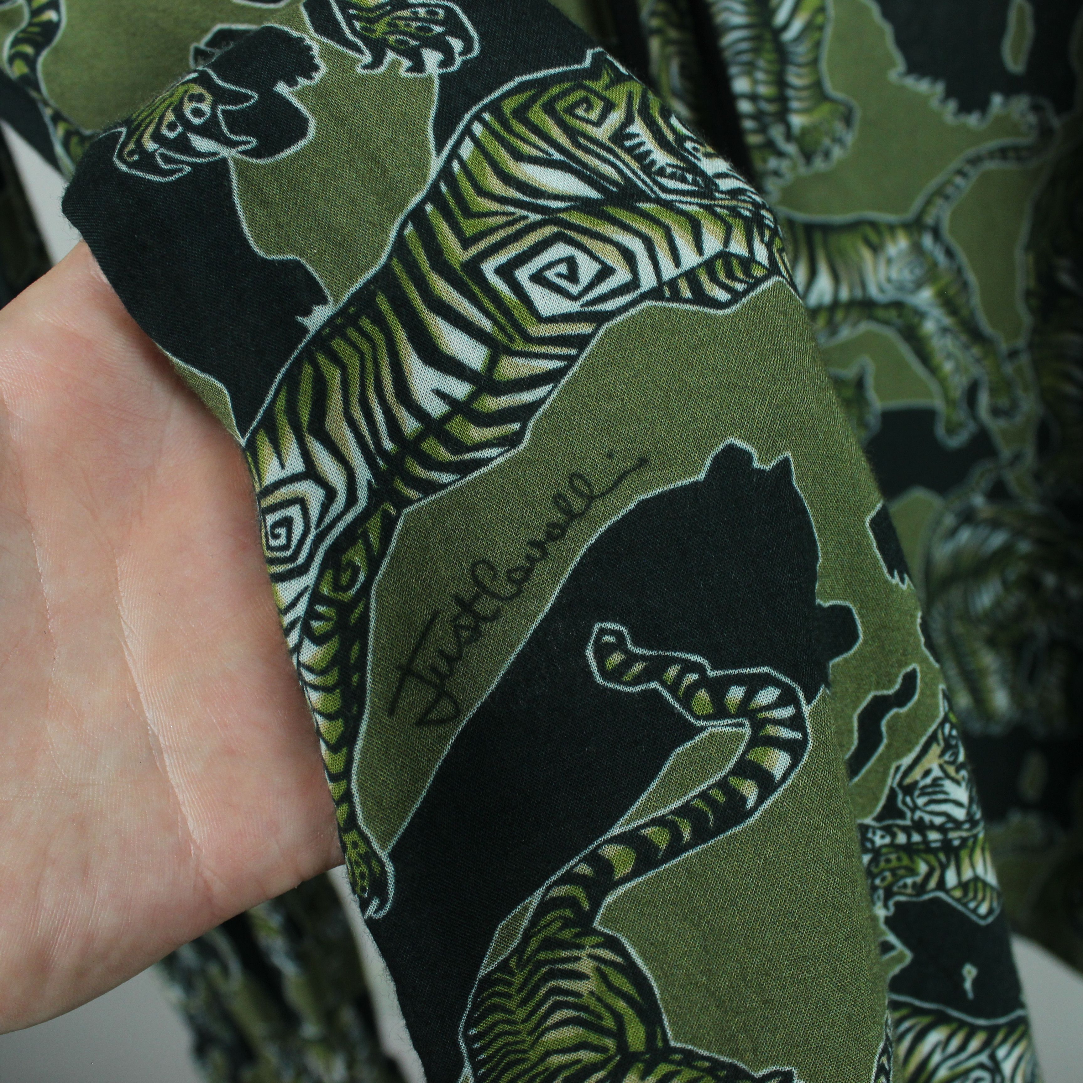 Just Cavalli Just Cavalli Multi Color tigers long sleeve blouses shirt 42 Size M / US 6-8 / IT 42-44 - 5 Thumbnail