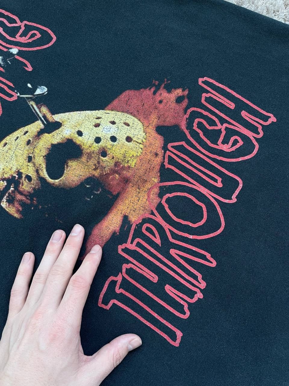 Band Tees × Vintage VINTAGE THRASHED BLEEDING THROUGH TOUR VERY RARE Size US M / EU 48-50 / 2 - 9 Thumbnail