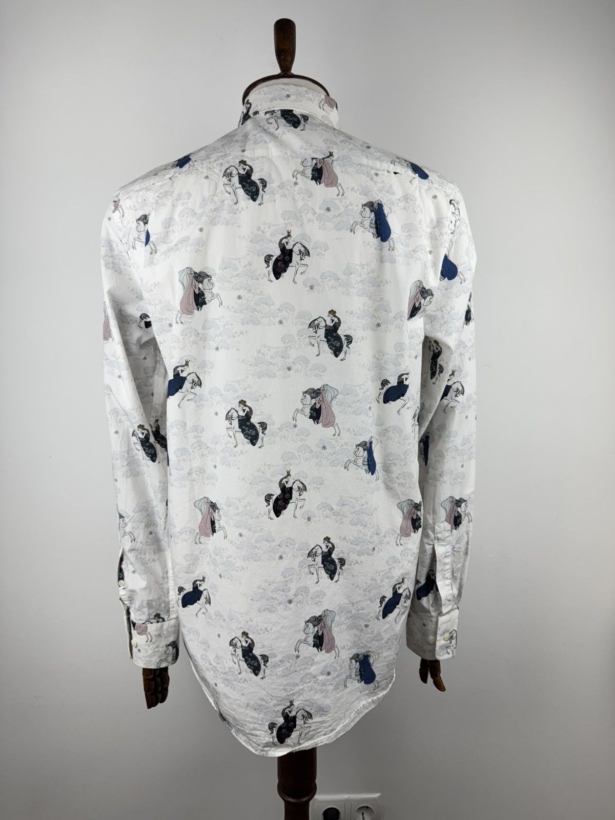 Designer Turner Sanderson Long Sleeve Button Down Shirt size 16 1/2 Size US XL / EU 56 / 4 - 4 Thumbnail