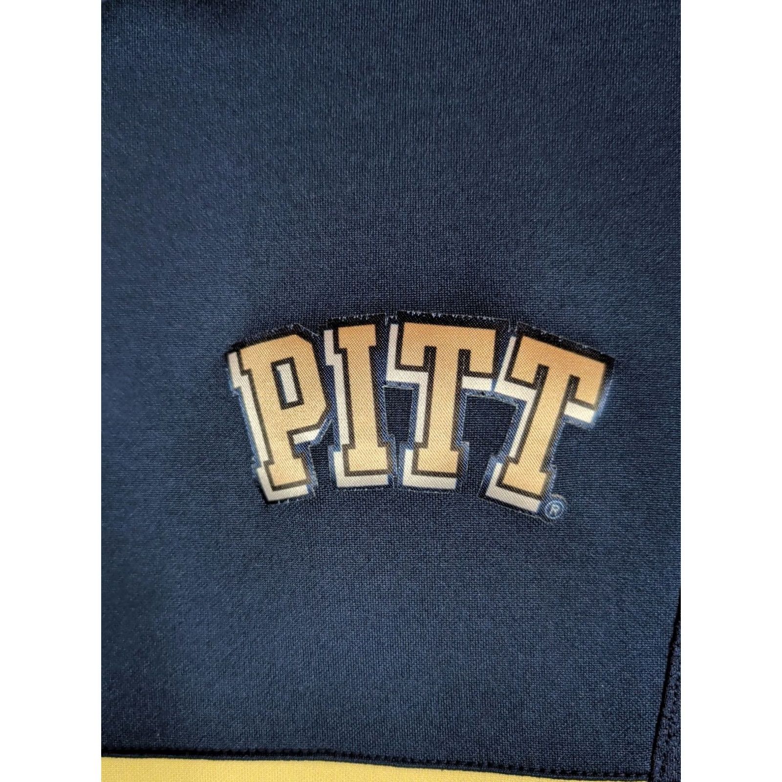 Nike Nike Dri-Fit Pitt Panthers Polo Shirt Men's L Navy Short Sleeve Golf Shirt Size US L / EU 52-54 / 3 - 3 Thumbnail