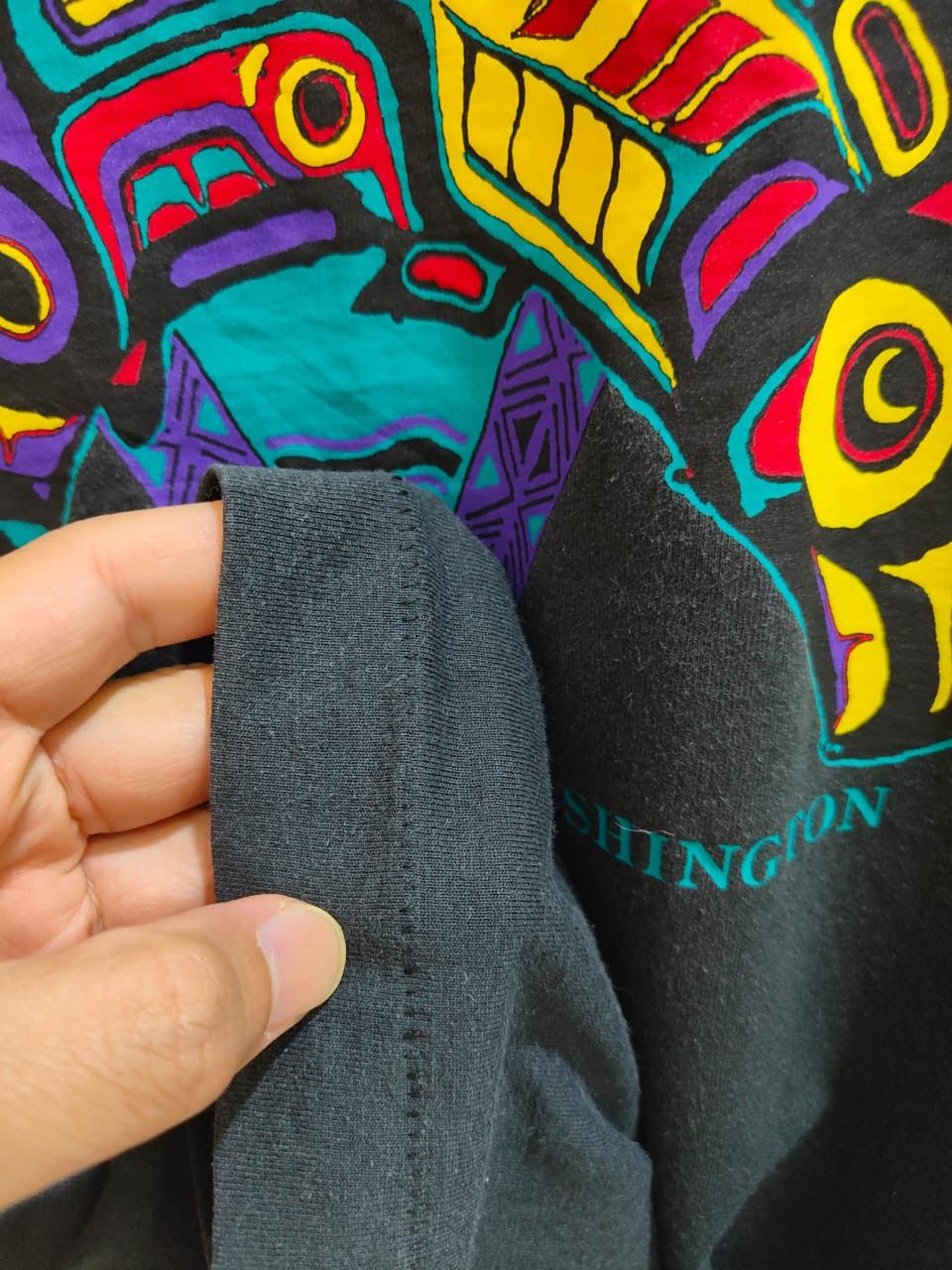 Vintage Fruit Of The Loom Usa ‘90s Seattle Single Stitch Seahawks Size US S / EU 44-46 / 1 - 2 Thumbnail