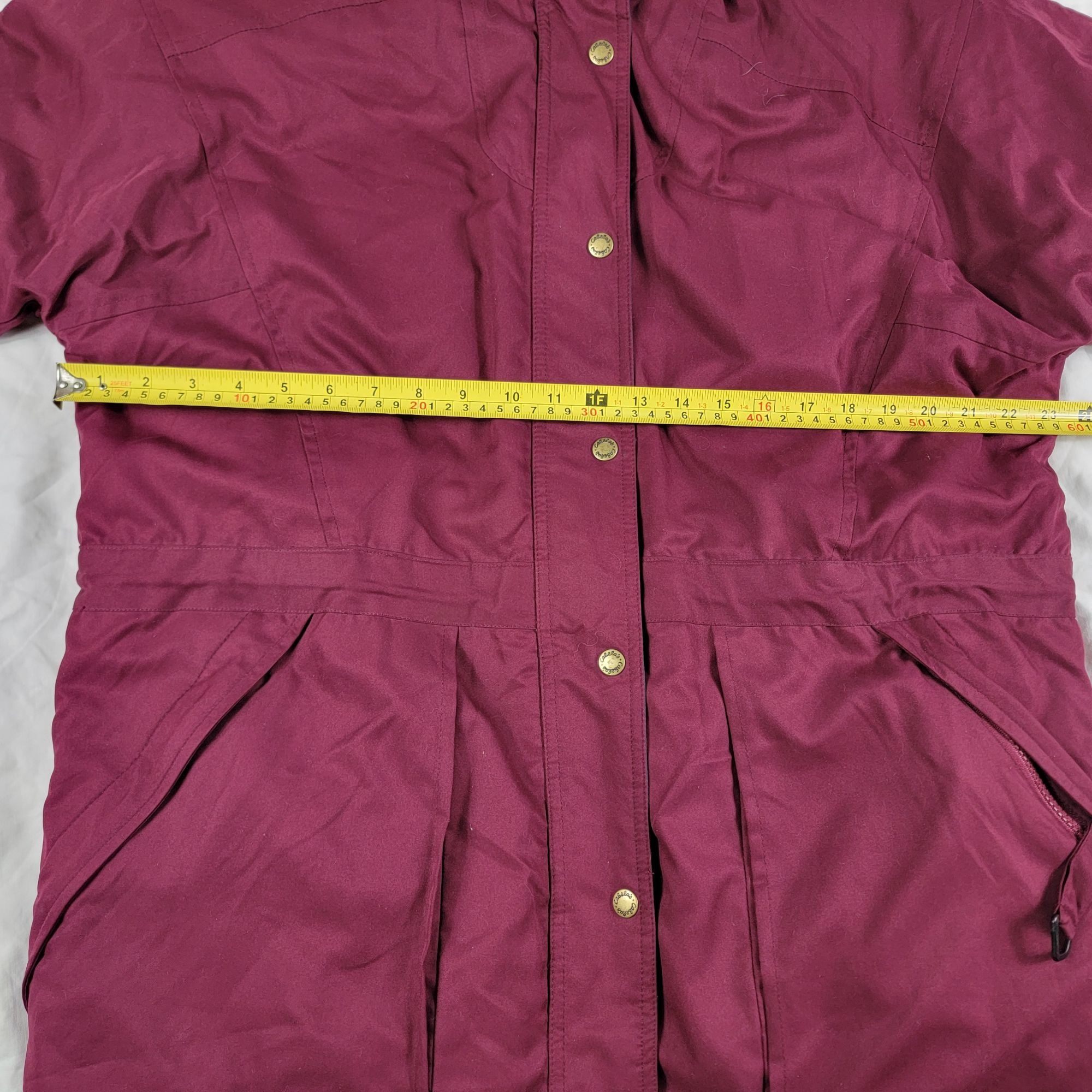 Cabelas Cabelas Womens Outerwear Medium Burgundy Winter Jacket Casua Size M / US 6-8 / IT 42-44 - 6 Thumbnail