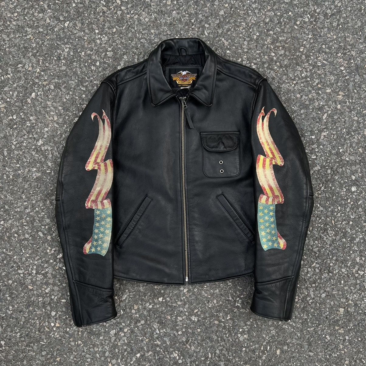 Vintage Freedom Dragon Tattoo Leather Jacket | Grailed