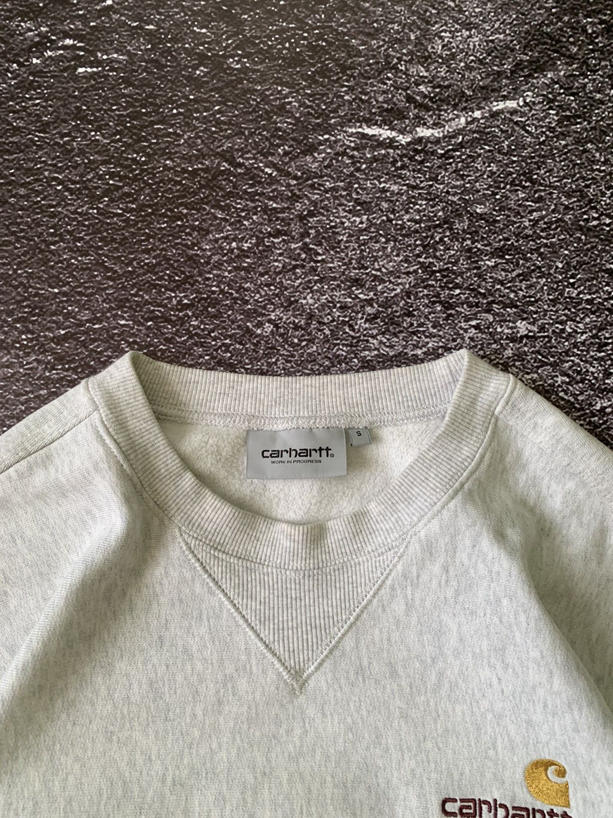 Carhartt Carhartt American Script Grey Sweatshirt Size US S / EU 44-46 / 1 - 4 Thumbnail