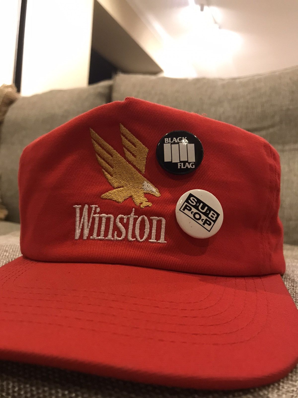 Vintage Vintage Winston Hat Logo Size ONE SIZE - 2 Thumbnail