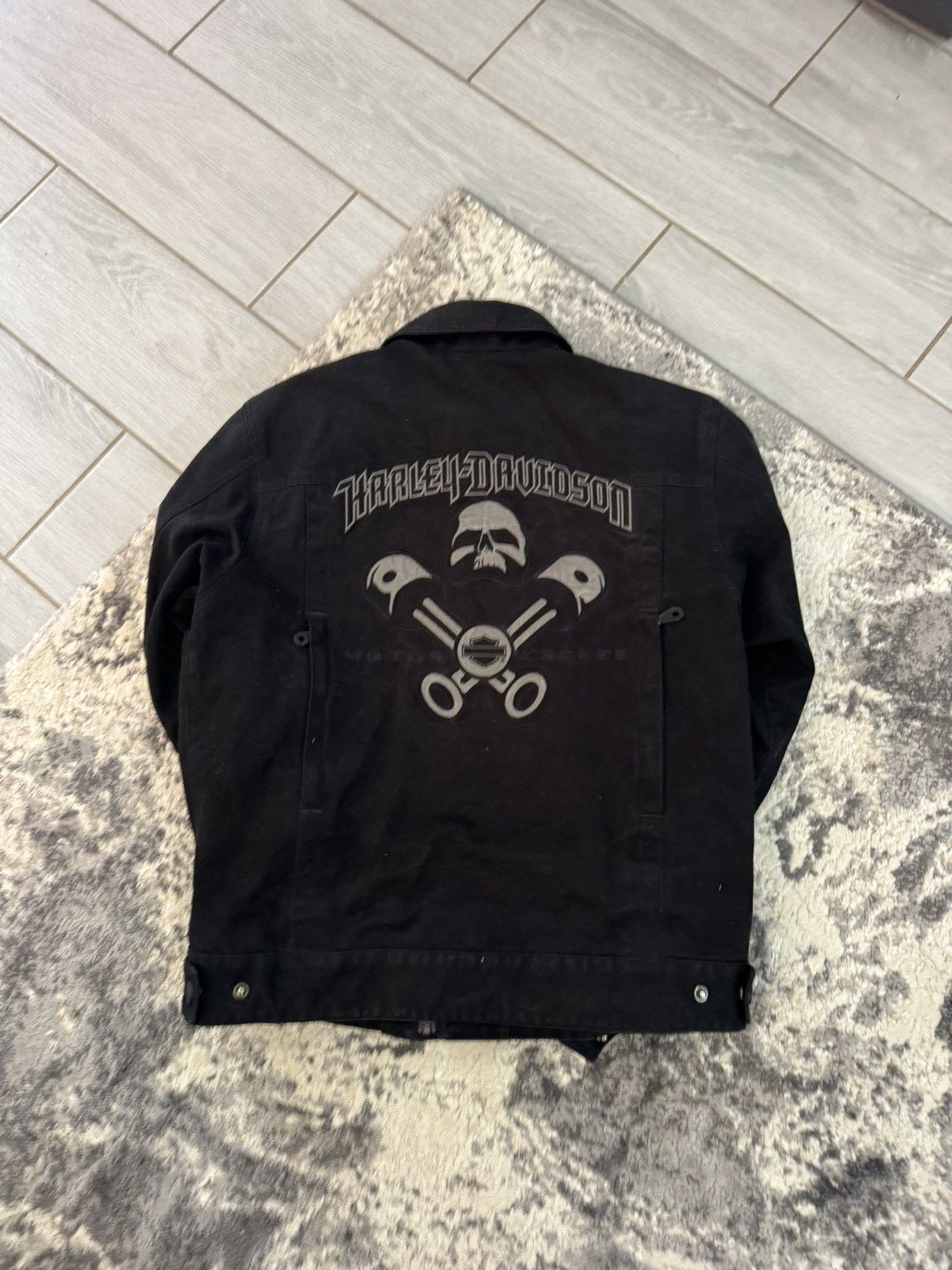 Harley Davidson Harley-Davidson Vintage Motorcycle Jacket 2009 Skull Size US M / EU 48-50 / 2 - 1 Thumbnail