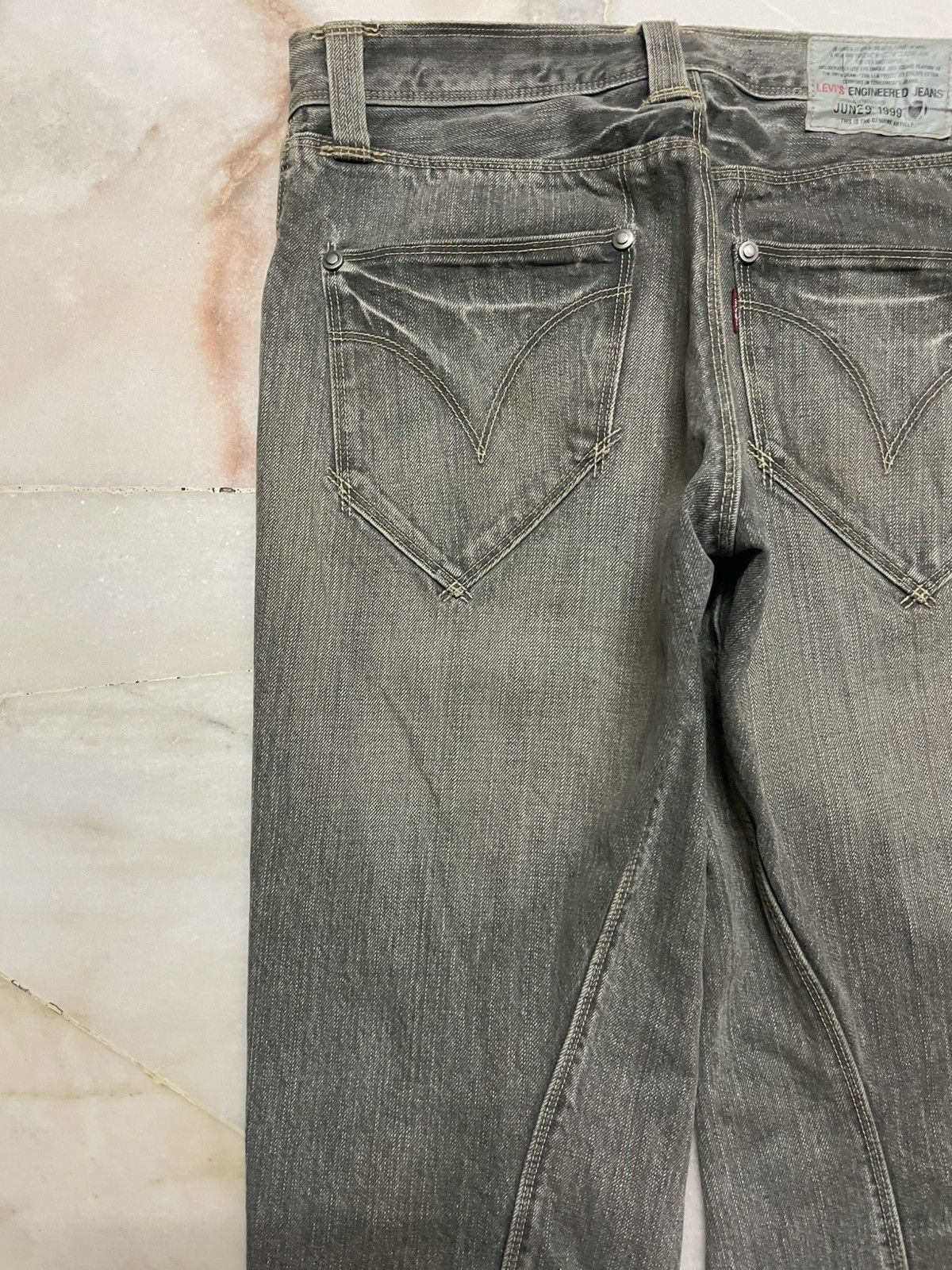 Levi's 💥Vintage 90s Levi’s Engineered Jeans Claw Mudwash Quarter Size US 30 / EU 46 - 14 Thumbnail