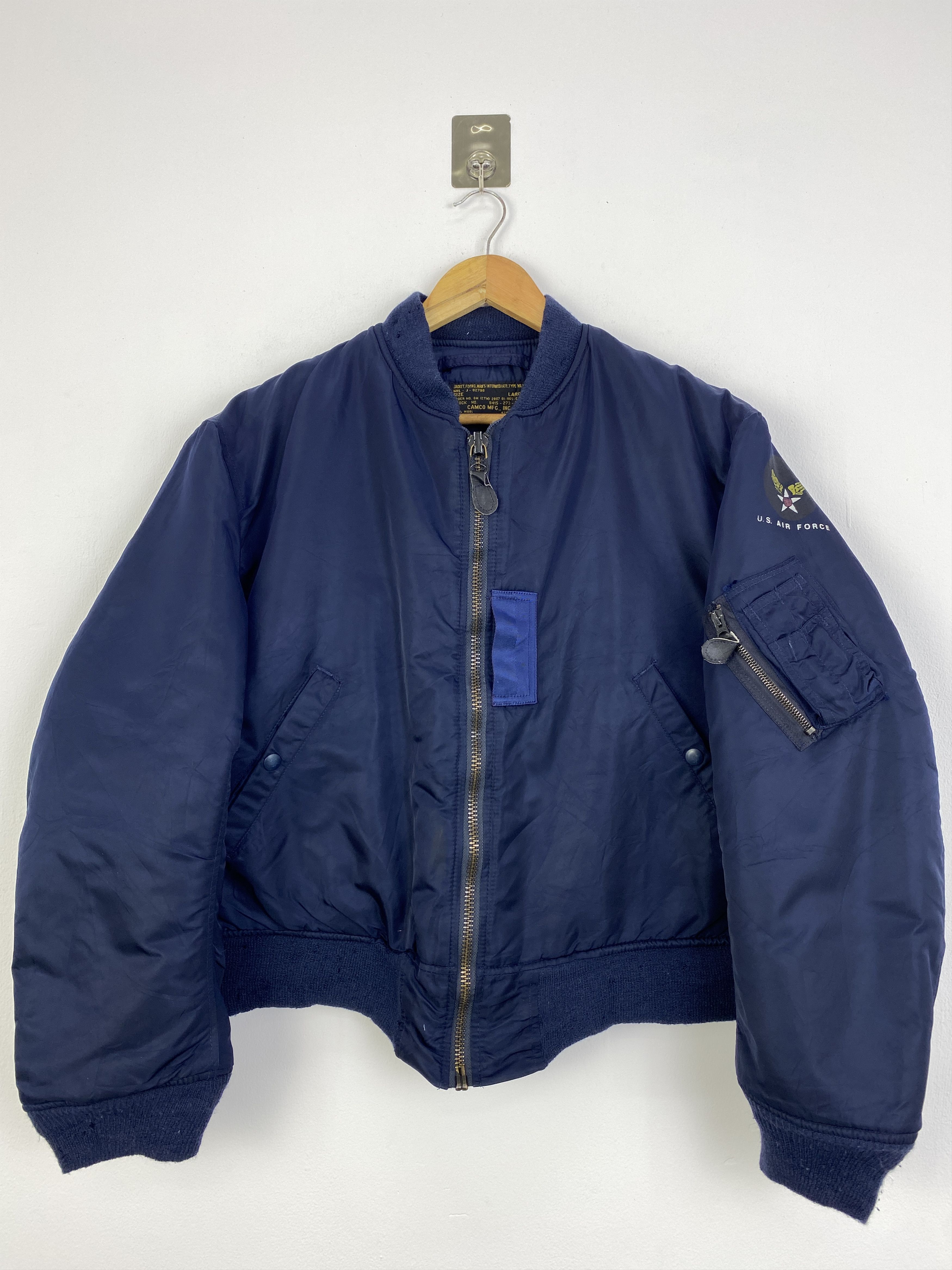 Other USAF MA-1 Flight Bomber Jacket By Camco MFG Inc JA0185 Size US L / EU 52-54 / 3 - 1 Thumbnail
