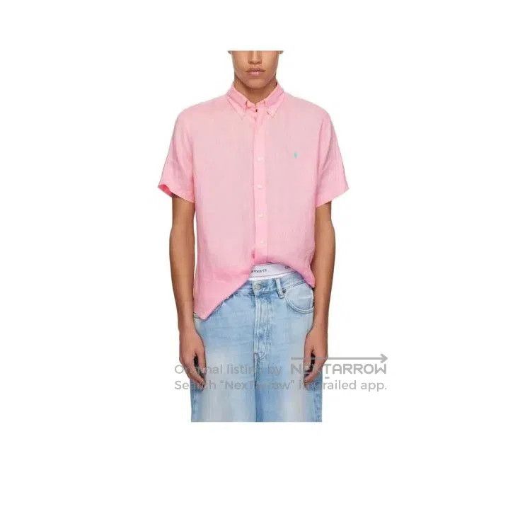 Polo Ralph Lauren Polo Ralph Lauren Solid Logo Embroidered Short Sleeve Shirt Size US M / EU 48-50 / 2 - 1 Thumbnail