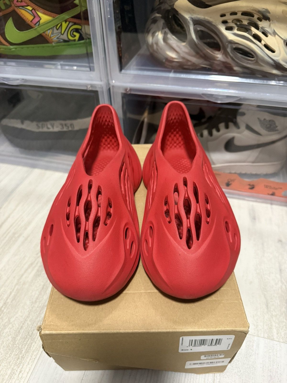 Adidas × Kanye West Adidas Yeezy Foam Runner Vermillion Size US 6 / EU 39 - 4 Thumbnail