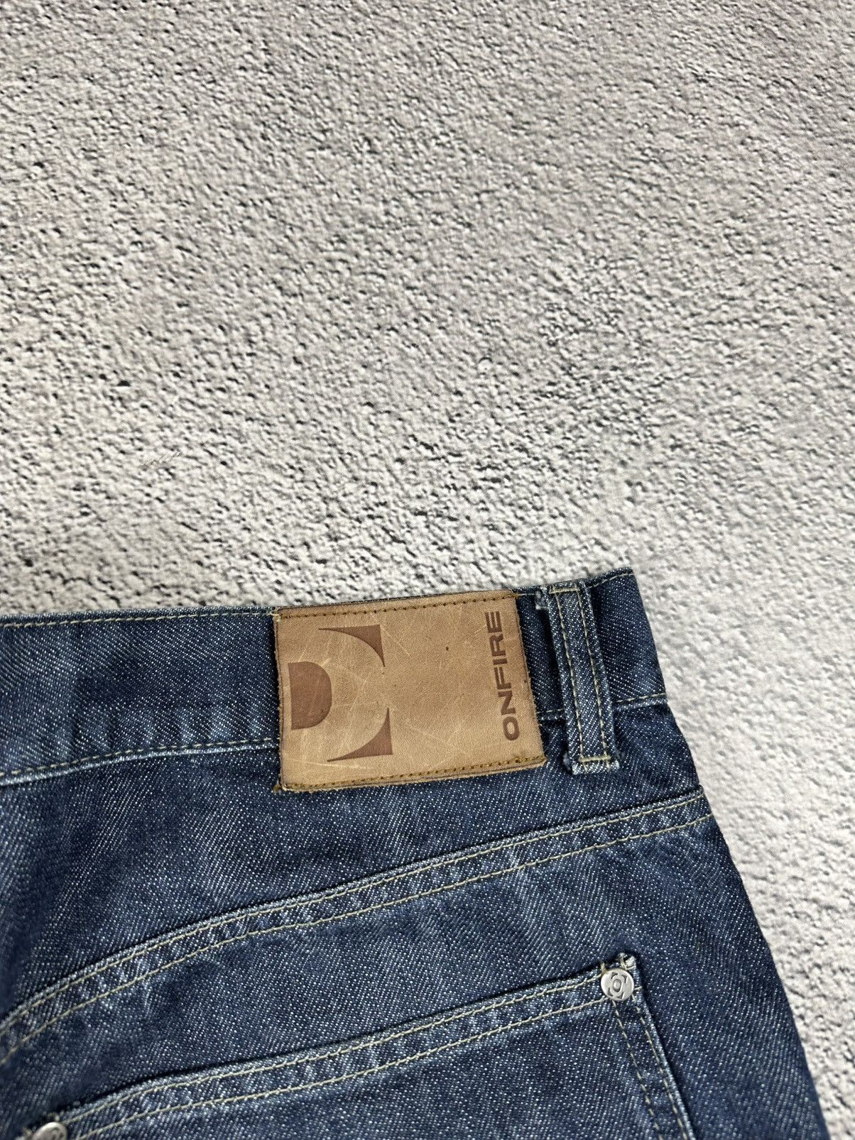 Japanese Brand Crazy Y2K Baggy Japan Jean Trashed Rap Old Money Style Size US 34 / EU 50 - 6 Thumbnail