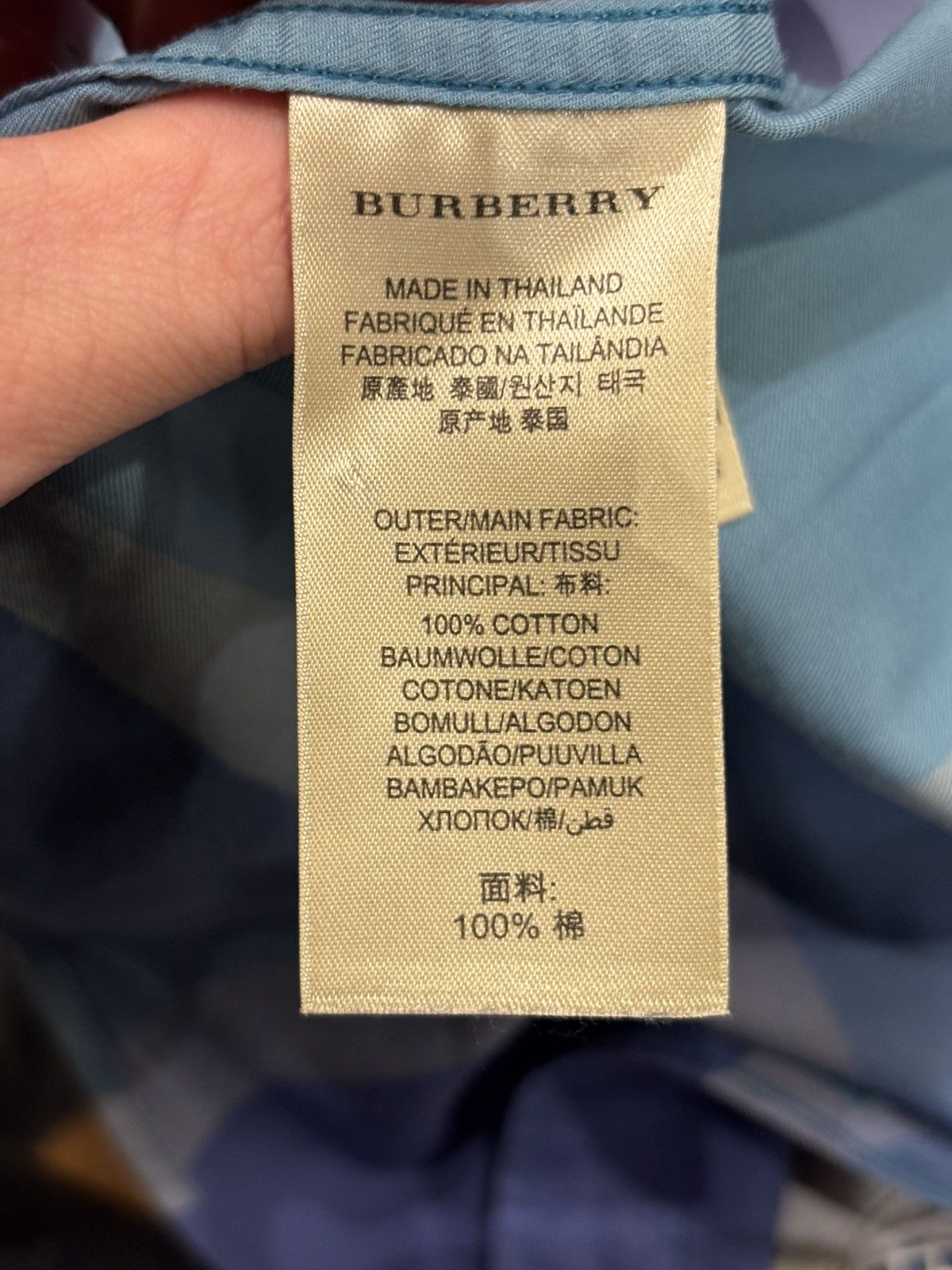 Burberry Burberry Brit Plaid Button Down Tee Size US M / EU 48-50 / 2 - 7 Thumbnail