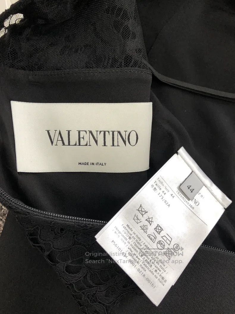 Valentino Valentino Black lace classic dress Size M / US 6-8 / IT 42-44 - 4 Thumbnail