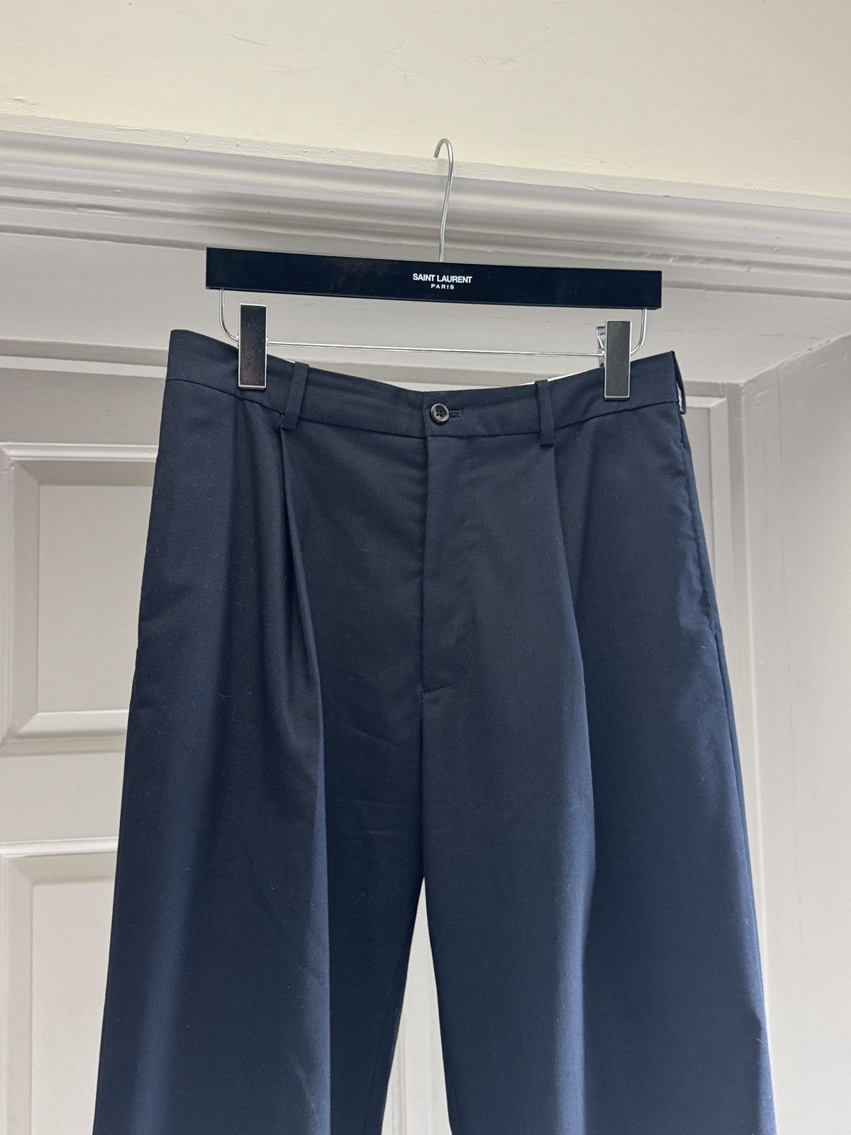 The Row The Row Mens Keenan Dark Blue Trousers size US 30 (fits 32) Size US 30 / EU 46 - 3 Thumbnail