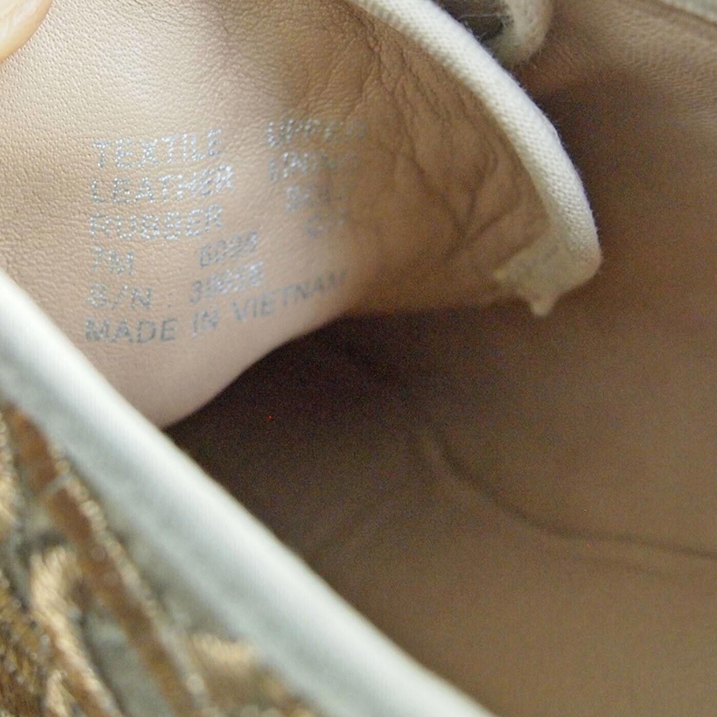 Tory Burch Tory Burch Arden Oxfords Gold Brocade US 7 M EU 37.5 Size US 7 / IT 37 - 2 Thumbnail