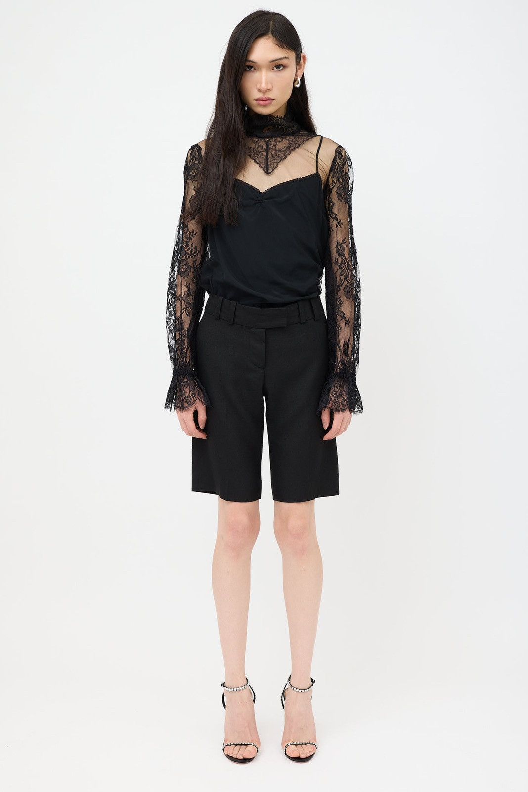 Gucci Gucci Black Tulle Lace Shirt Size XS / US 0-2 / IT 36-38 - 14 Thumbnail