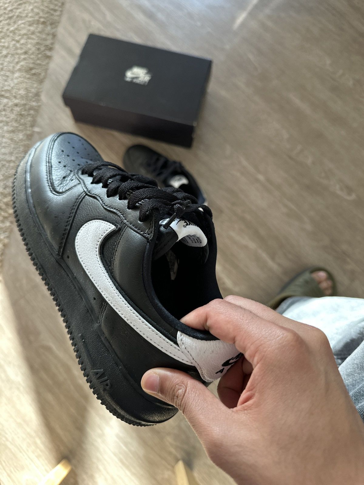 Nike Nike Air Force 1 QS Premium Leather Size US 7.5 / EU 40-41 - 5 Thumbnail