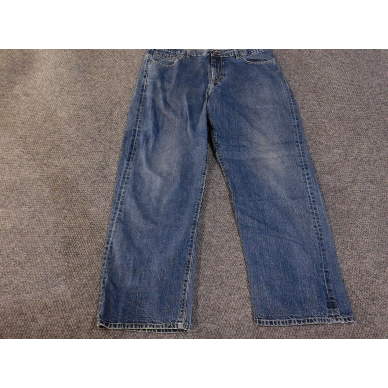 Sean John Sean John Jeans Mens 40 Blue Baggy Fit Straight Leg Denim Classic Hip Hop Style Shirt/Jeans? Size US 40 / EU 56 - 2 Thumbnail