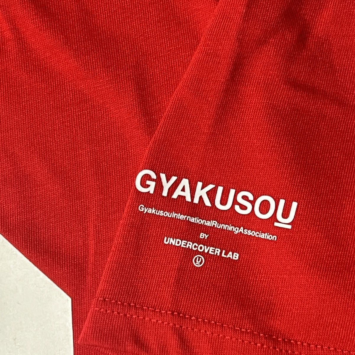 Nike × Undercover Nike x Undercover Lab Gyakusuo STOP GIRA reflective tee Size US L / EU 52-54 / 3 - 9 Thumbnail