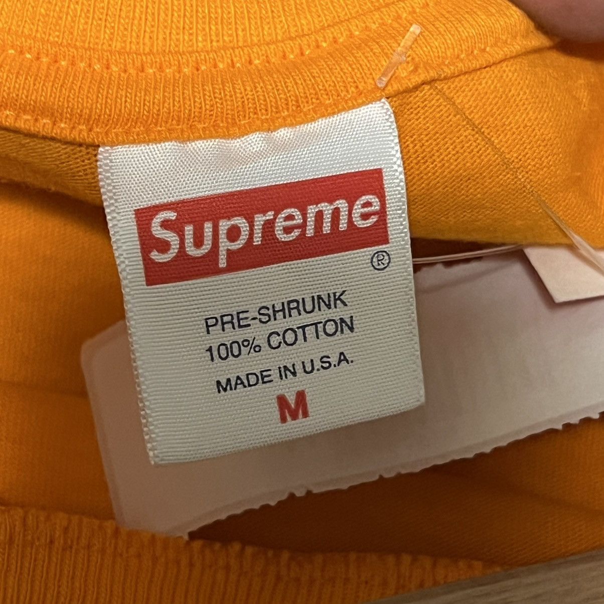 Supreme × Thrasher Supreme Thrasher Multi Logo L/S Tee Orange Size US M / EU 48-50 / 2 - 4 Thumbnail