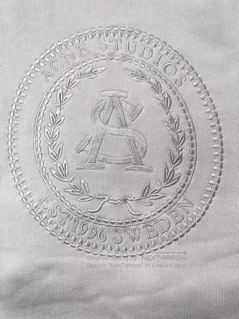 Acne Studios Acne Studios Logo Embroidered Crew Neck Long Sleeve Sweats Size US S / EU 44-46 / 1 - 3 Thumbnail