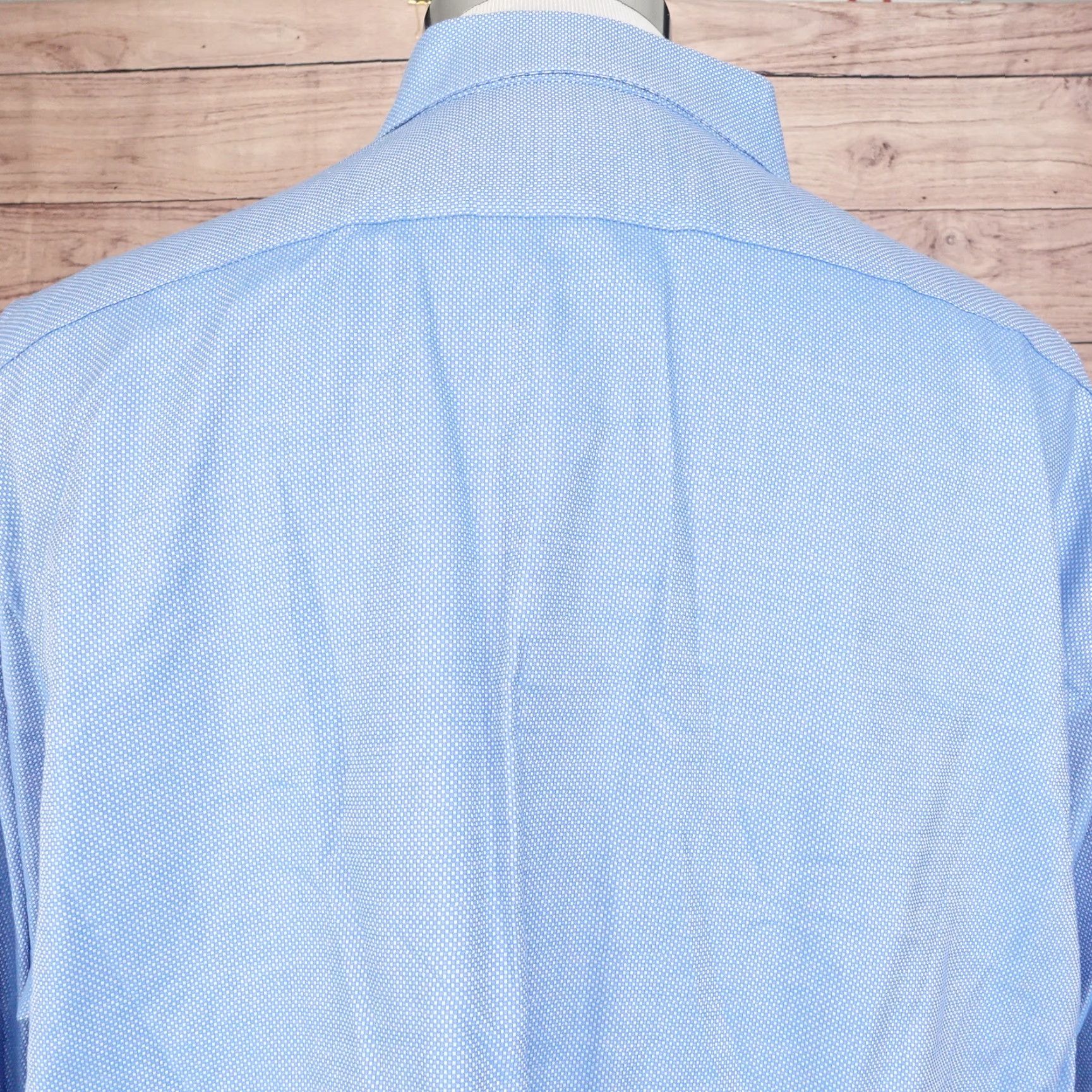 Vintage VINTAGE Thomas Dean Men's Button-Down Shirt Long Sleeve Pima Cotton Blue 2XL Fall Winter Ladies Size US XXL / EU 58 / 5 - 6 Thumbnail