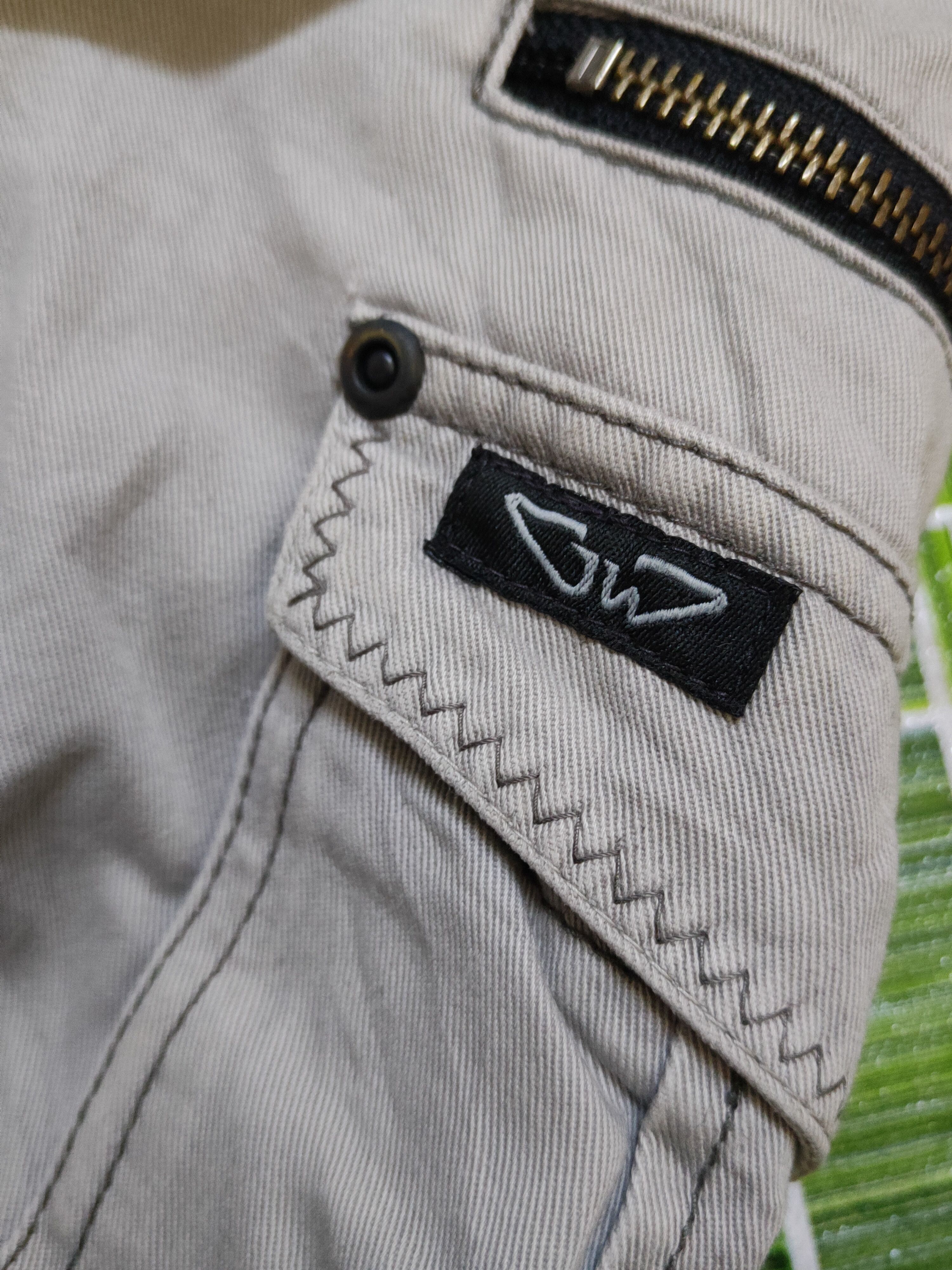 Japanese Brand GW Gray Multipocket Tactical Cargo Pants #S2286 Size US 32 / EU 48 - 13 Thumbnail