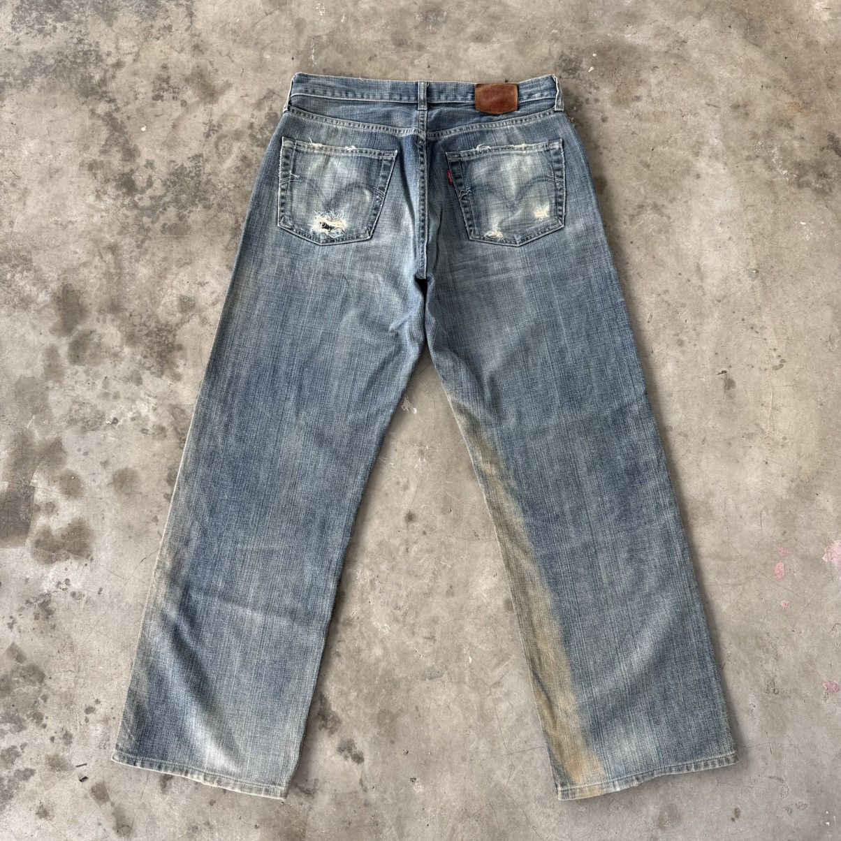 Levi's Vintage Clothing W33 Vintage Levi's 503 Faded Rusty Denim Jean Pante Size US 33 - 8 Thumbnail