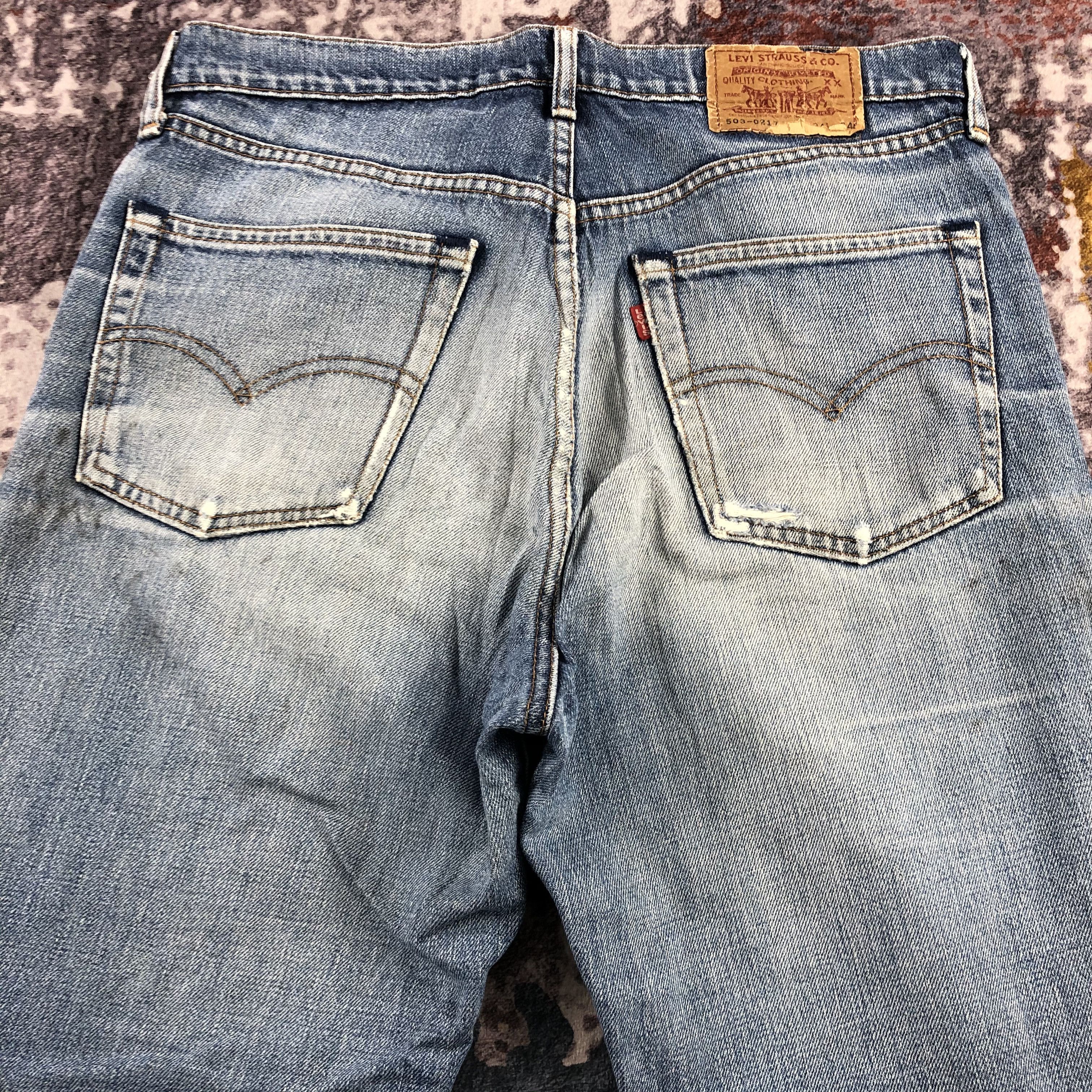 Levi's × Vintage Vintage Distress Levis 503 Jeans-JM2700 Size US 33 - 7 Thumbnail