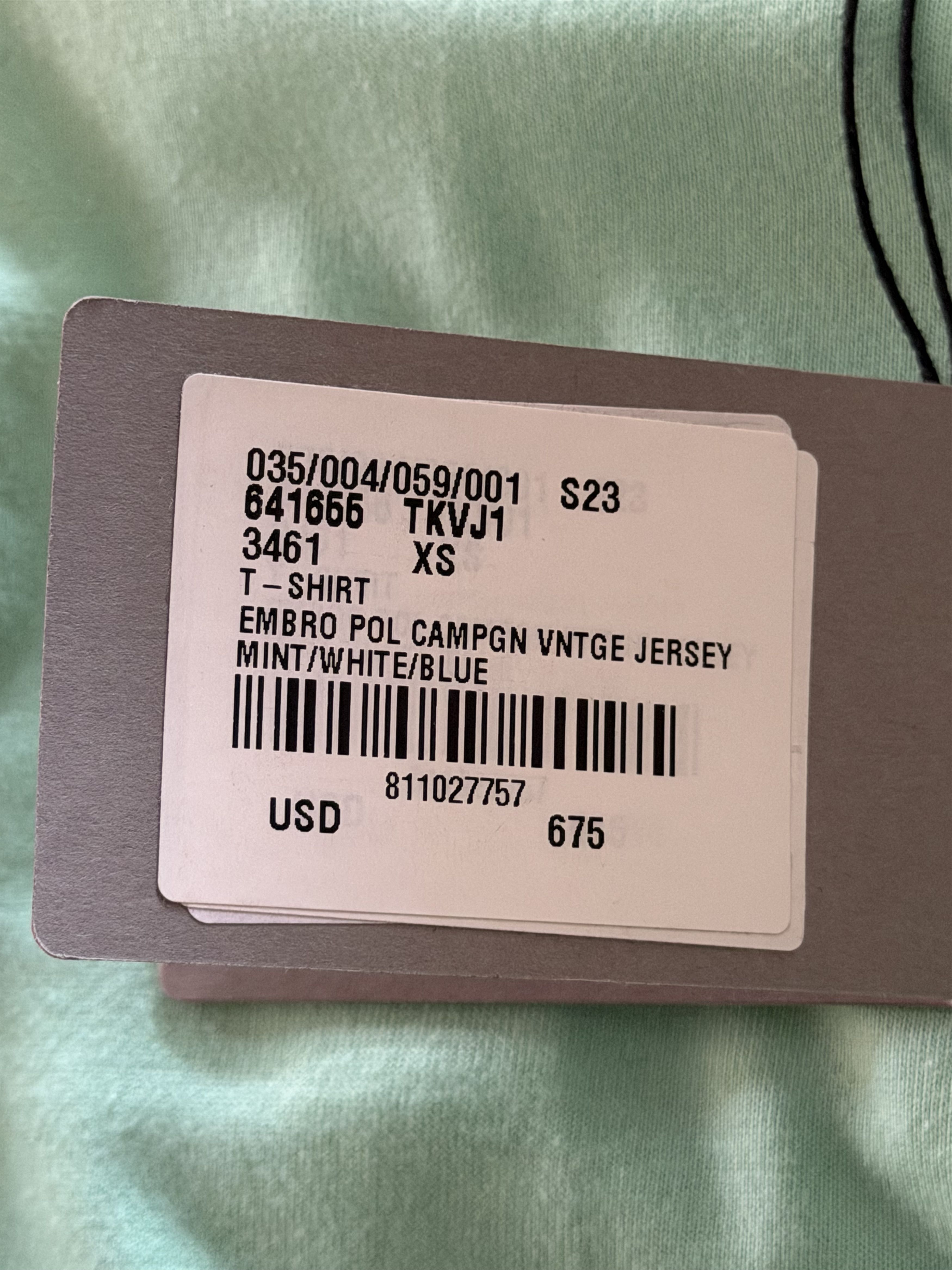 Balenciaga Balenciaga Political Campaign Oversized Tee (Teal) Size US XS / EU 42 / 0 - 3 Thumbnail