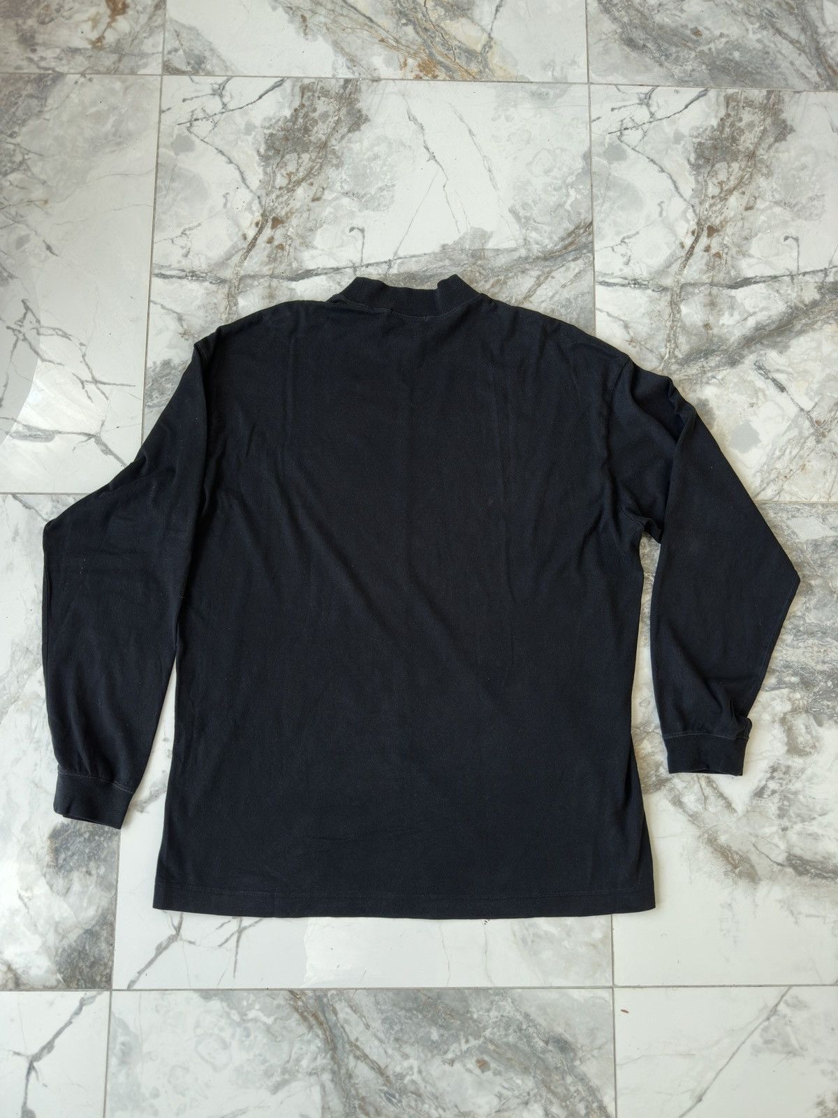 Issey Miyake Issey Miyake - Steve Jobs Black Mock Turtleneck Size US XL / EU 56 / 4 - 5 Thumbnail