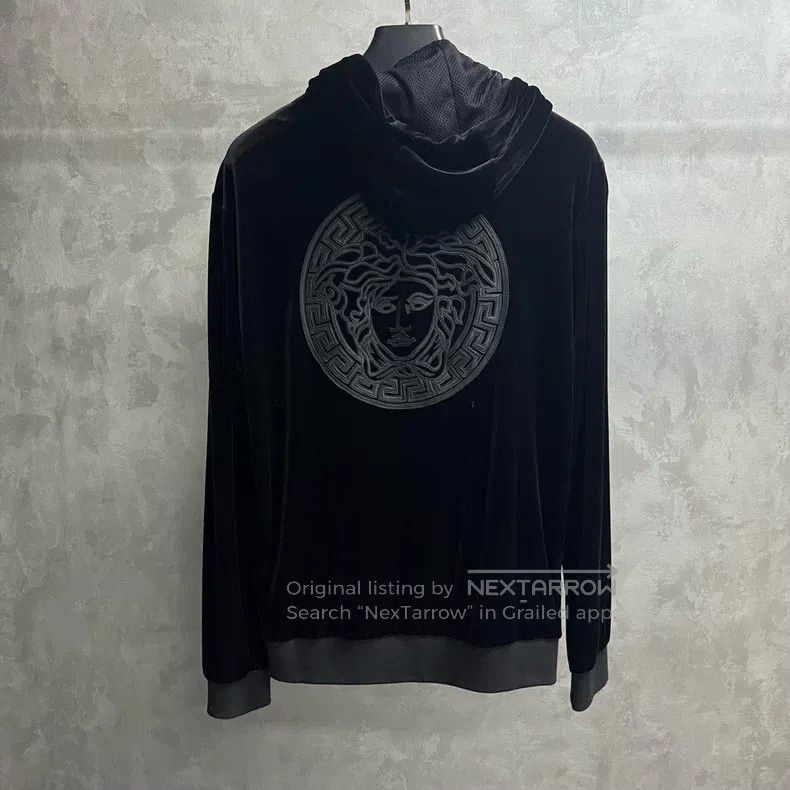 Versace Versace Black zippered sportswear sweatshirt jacket Size M / US 6-8 / IT 42-44 - 5 Thumbnail