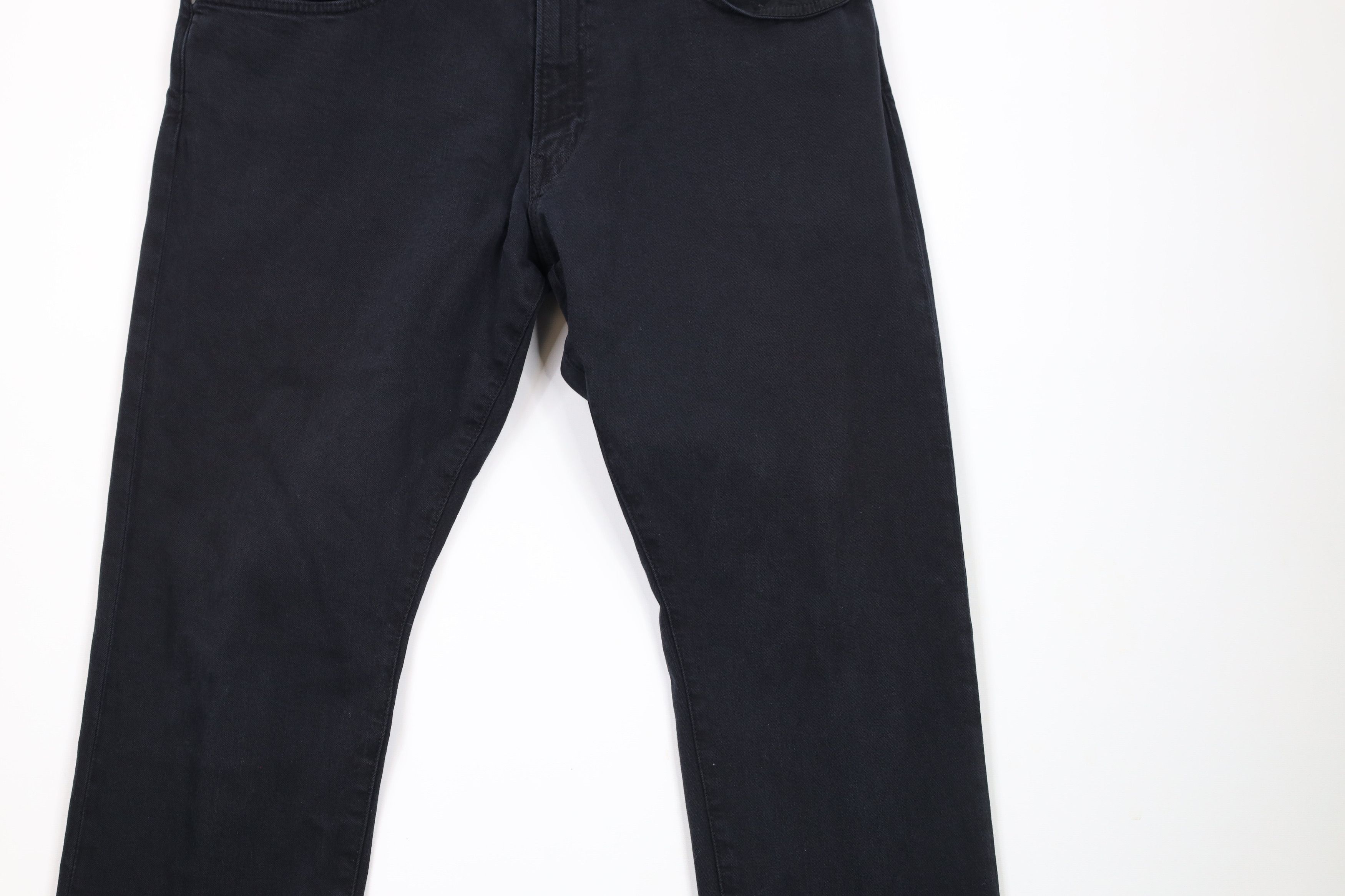 Ralph Lauren × Vintage Vintage Ralph Lauren Relaxed Straight Leg Jeans Black Size US 36 / EU 52 - 3 Thumbnail