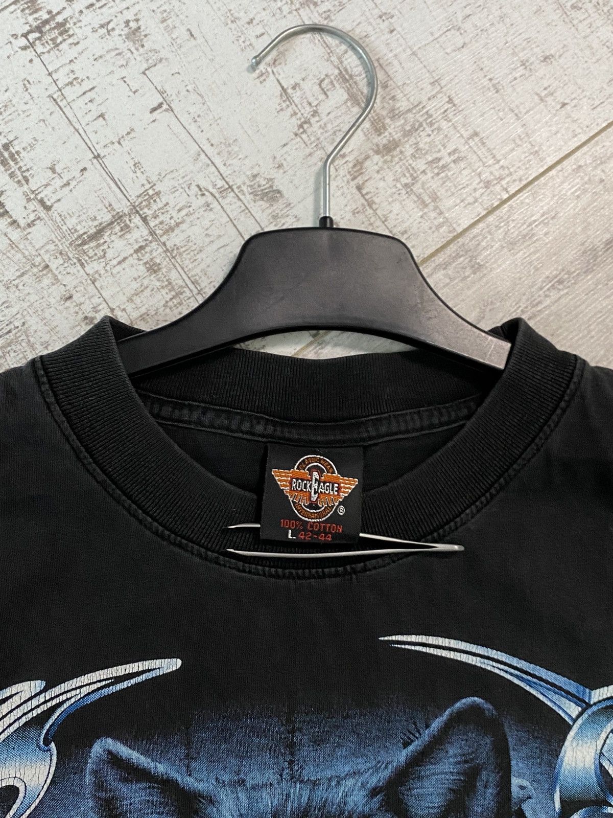 Harley Davidson × Vintage 🔥 VINTAGE 90’S 3D EMBLEM HARLEY DAVIDSON ROCK EAGLE TEE Size US L / EU 52-54 / 3 - 5 Thumbnail