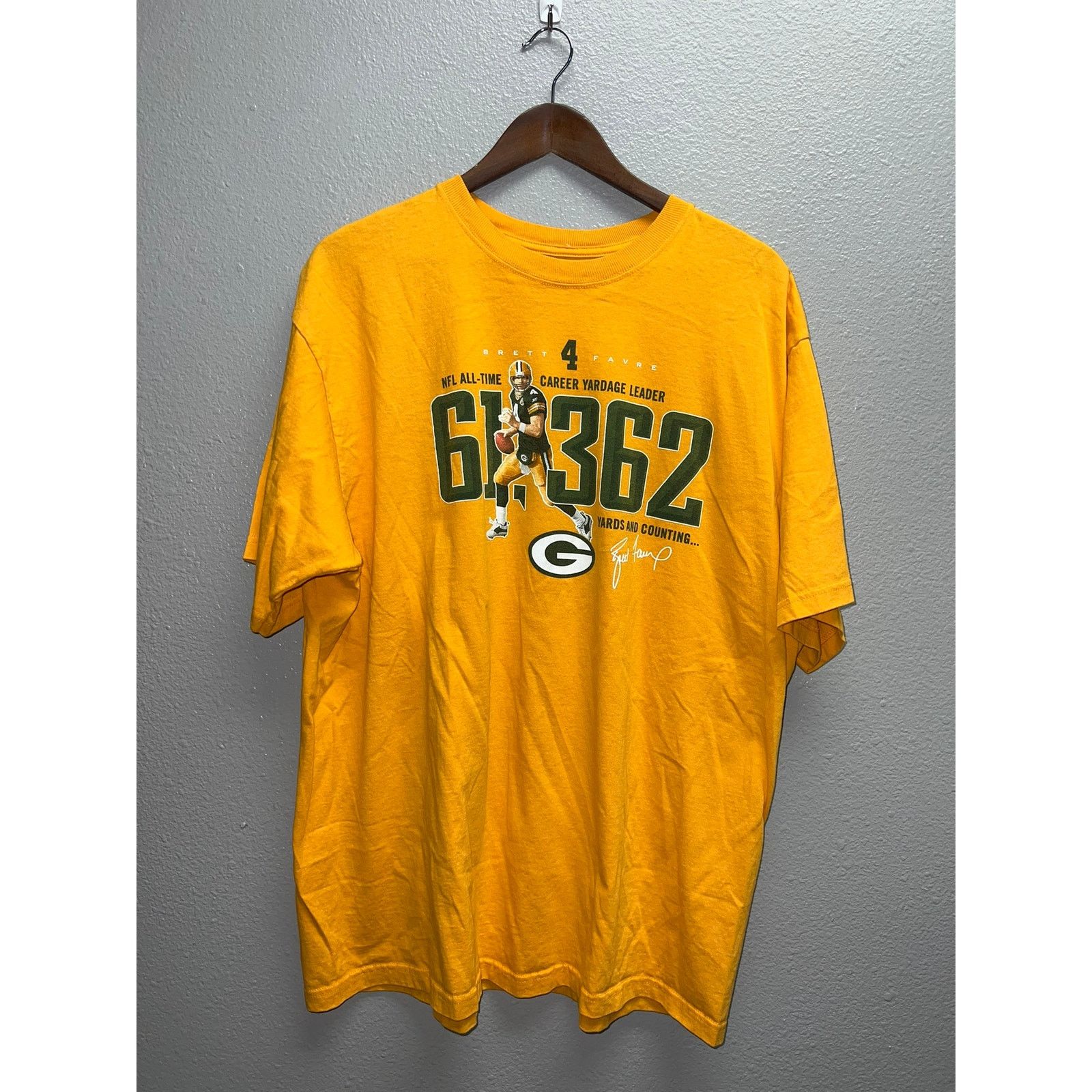 Reebok Vintage Brett Favre Shirt NFL Career Green Bay Packers XL Size US XL / EU 56 / 4 - 1 Thumbnail