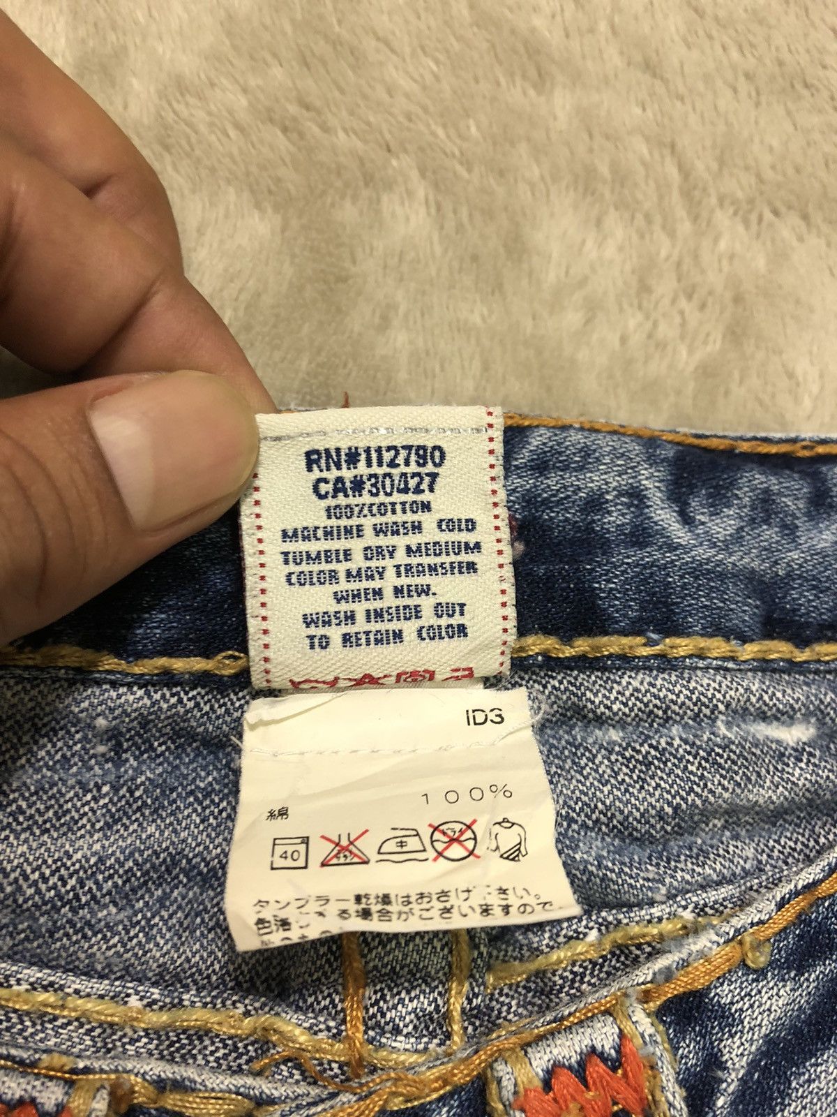 True Religion True Religion Joey Super T Denim Size US 30 / EU 46 - 11 Thumbnail
