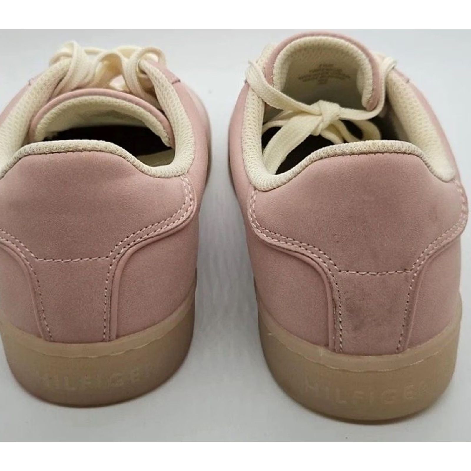 Tommy Hilfiger Tommy Hilfiger Sneaker Women’s 6.5 Pink Low Top Platform Preppy Casual Logo Lace Up Shoes Size M / US 6-8 / IT 42-44 - 3 Thumbnail